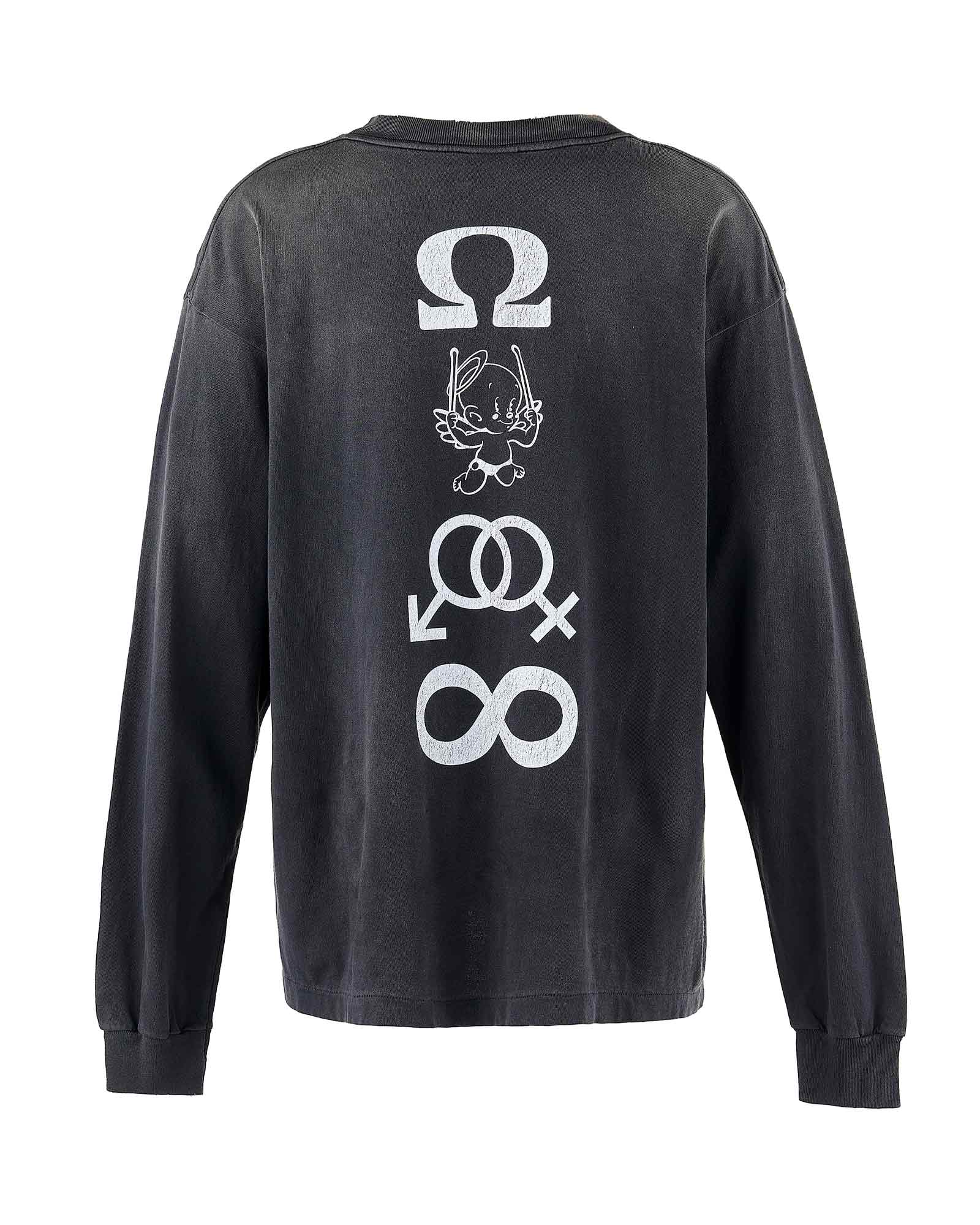 ©SAINT M××××××・セントマイケル - L/S Tシャツ LS TEE/CANDLE / BLACK