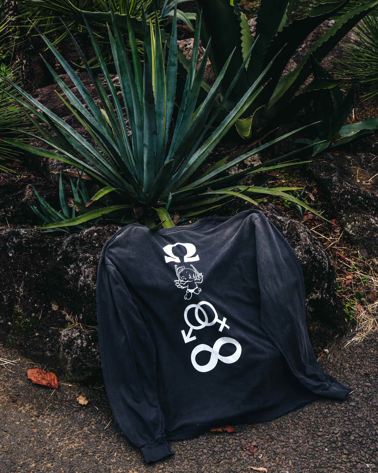 ©SAINT M××××××・セントマイケル - L/S Tシャツ LS TEE/CANDLE / BLACK