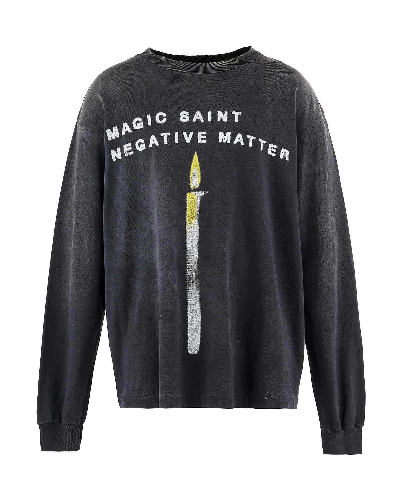 ©SAINT M××××××・セントマイケル - L/S Tシャツ LS TEE/CANDLE / BLACK