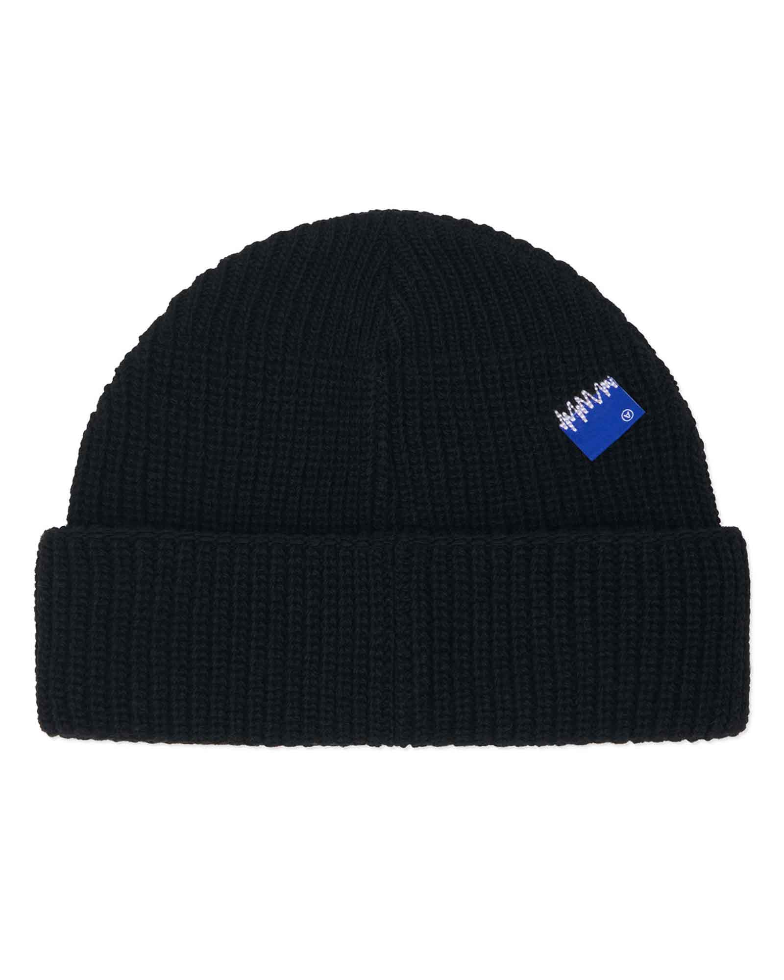 Ader Error・アーダーエラー - ニットキャップ・ビーニー BL TAG BEANIE / BLACK