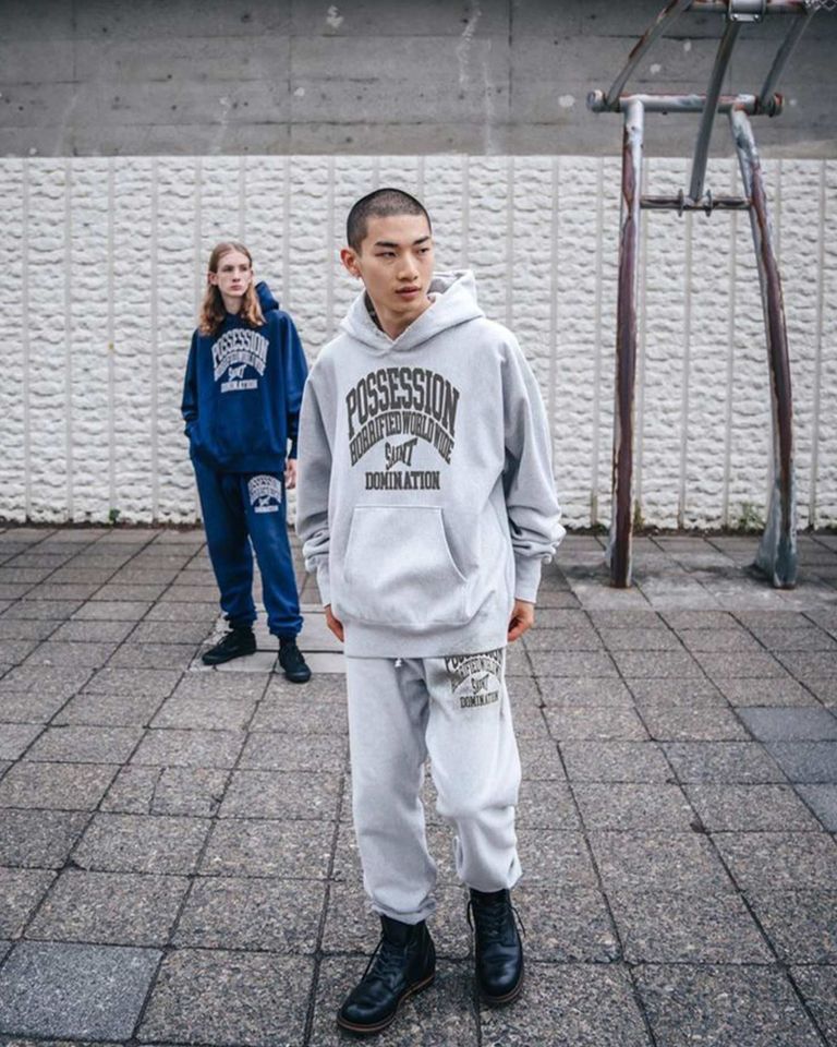 ©SAINT M××××××・セントマイケル - スウェットパンツ SWT PNT/POSSESION / NAVY