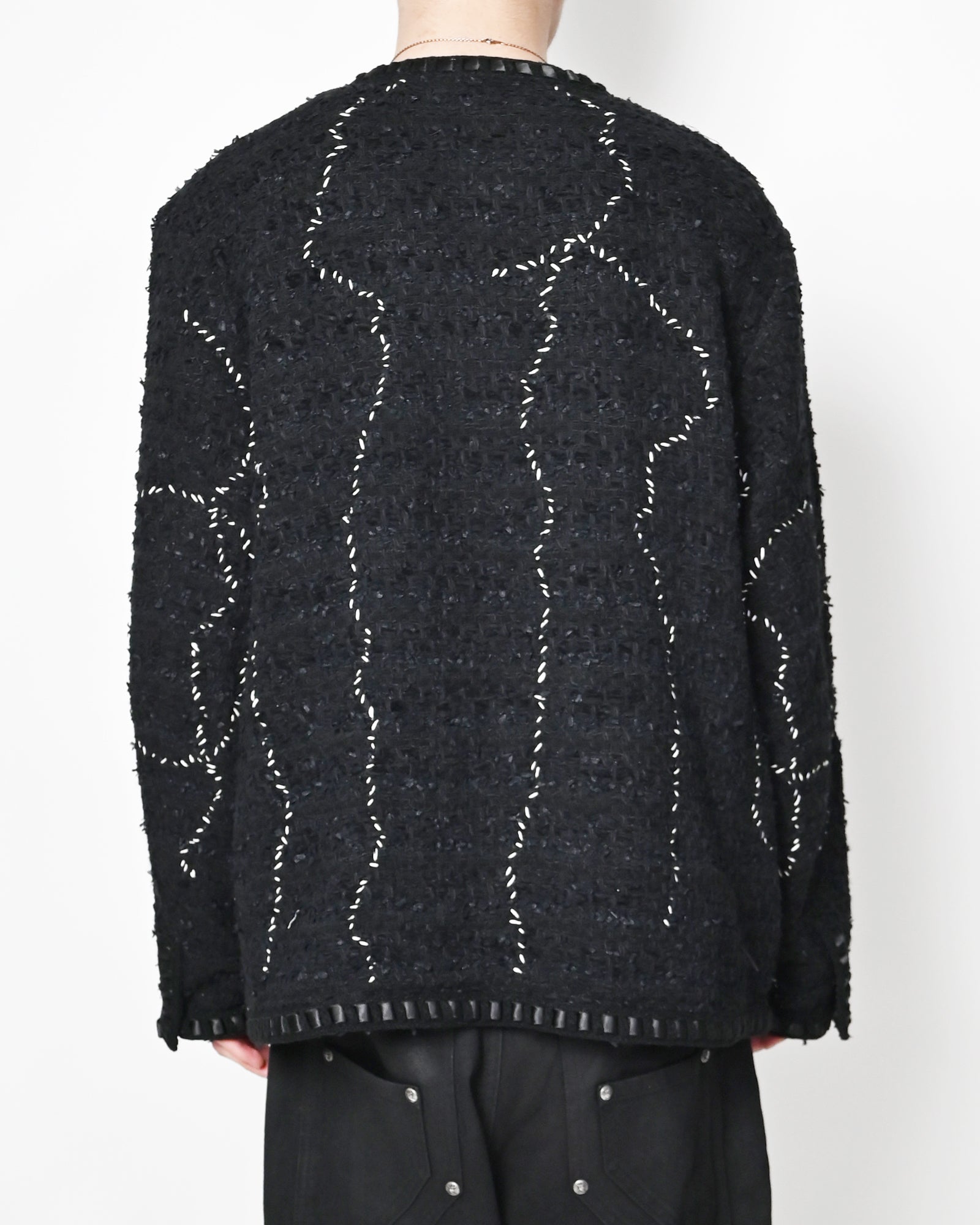 READYMADE・readymade -  TWEED HOBO JACKET / BLACK