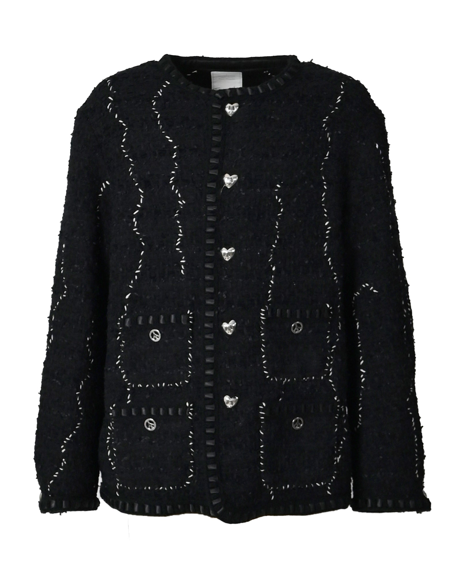 READYMADE・readymade -  TWEED HOBO JACKET / BLACK