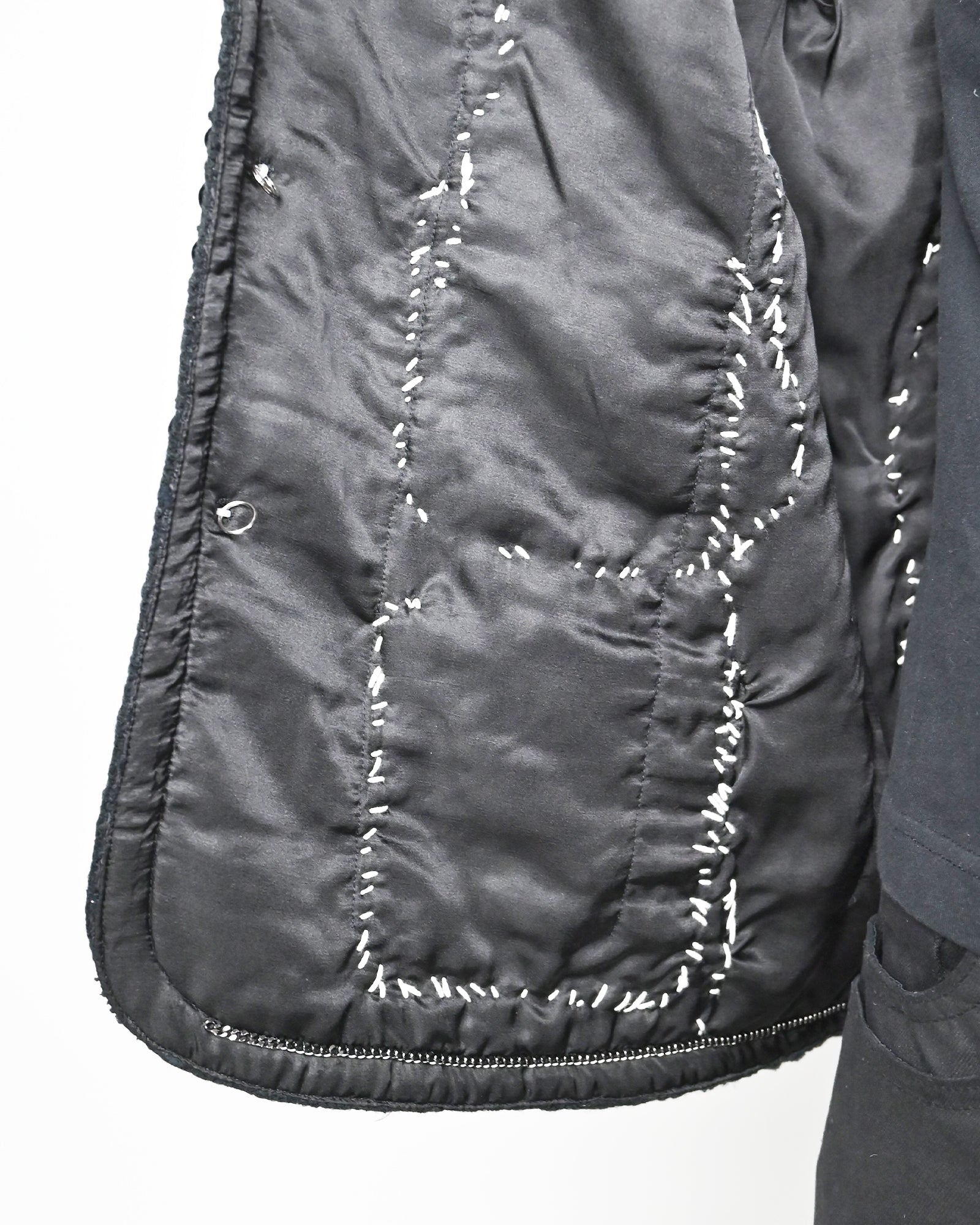 READYMADE・readymade -  TWEED HOBO JACKET / BLACK