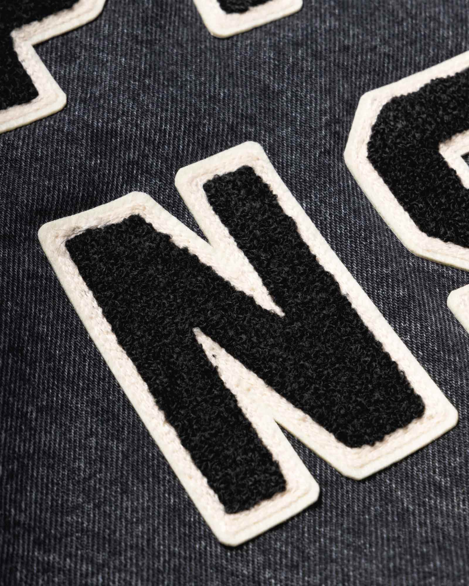 Aries・Allies -  VARSITY DENIM JACKET / MULTI