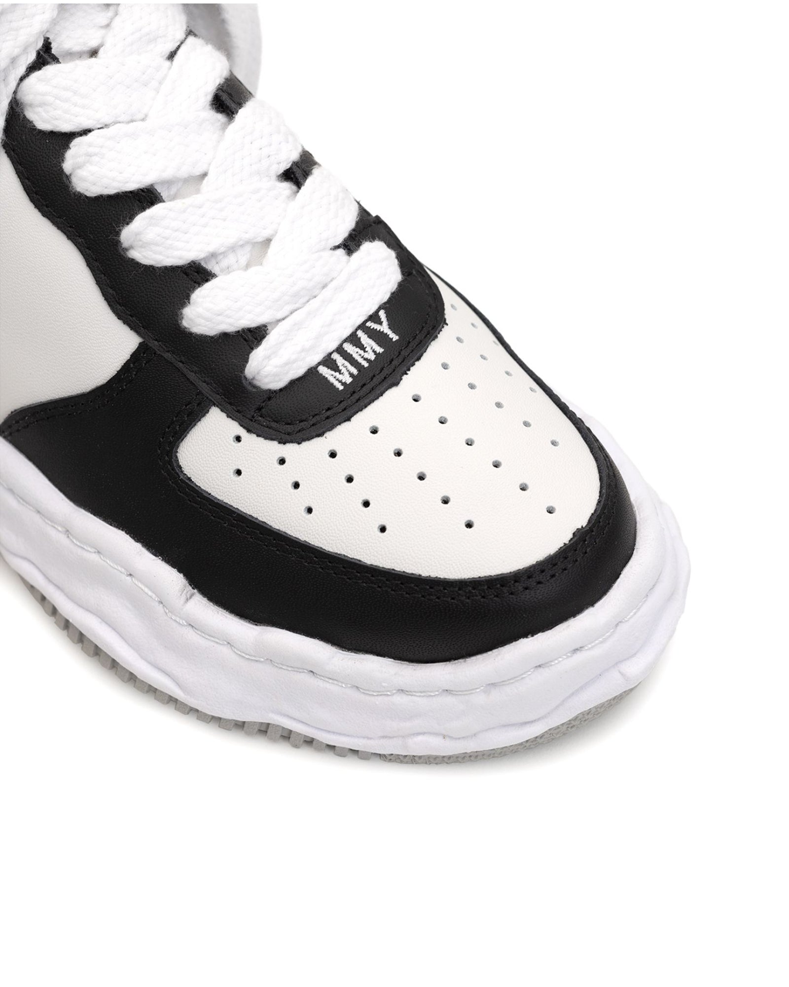 MIHARA YASUHIRO・ミハラヤスヒロ - ローカットスニーカー WAYNE LOW LEATHER / BLK&WHT