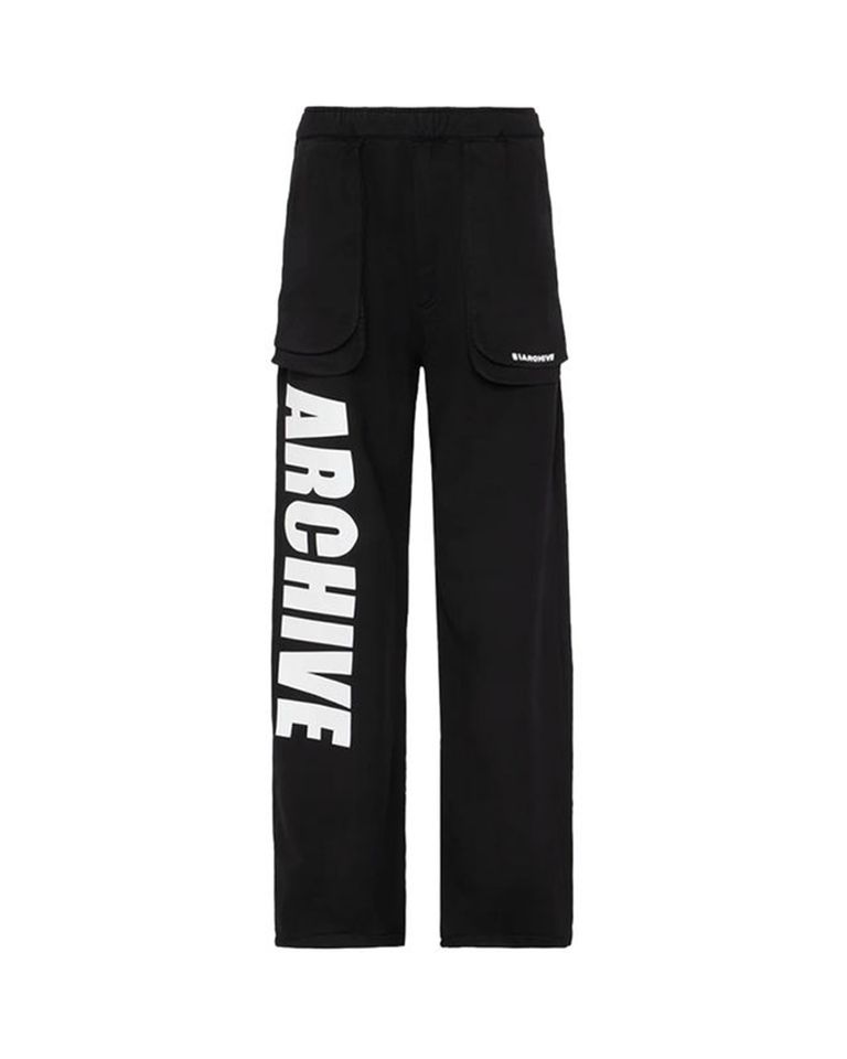 WIDE LEG SWEATPANT / BLACK