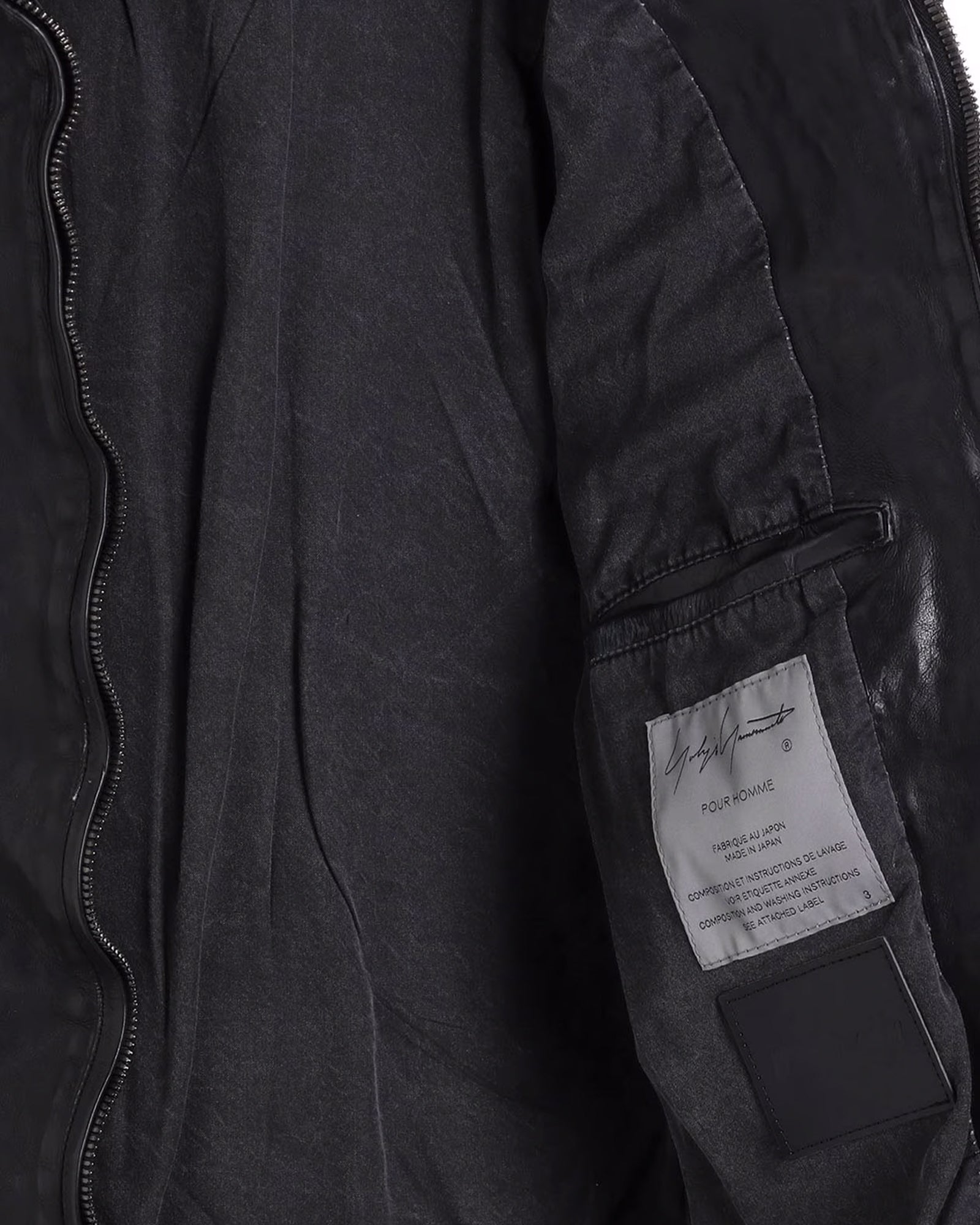 Yohji Yamamoto・Youji Yamamoto -  HP-Y96-703-1S25/BLACK