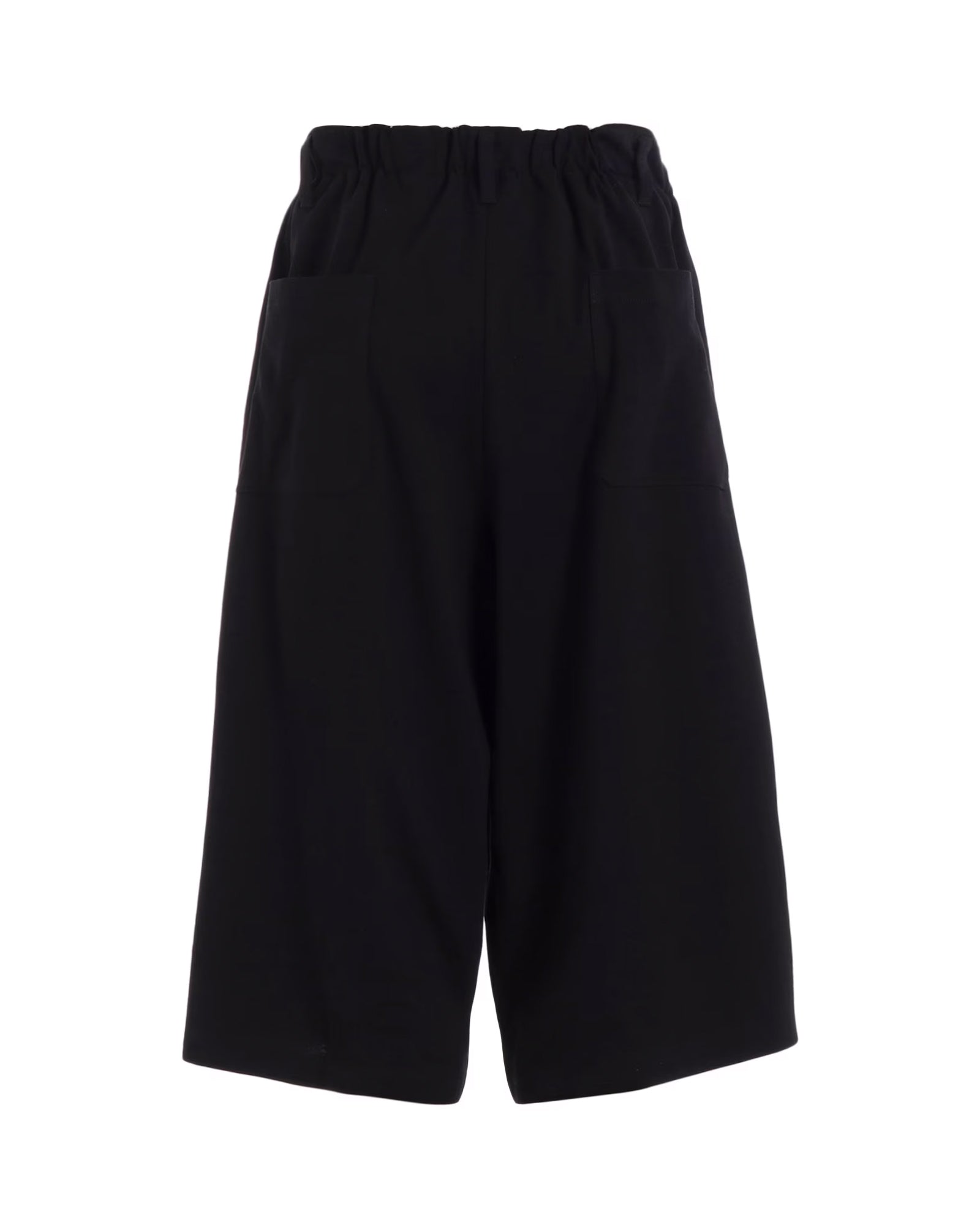 Yohji Yamamoto・ヨウジ ヤマモト - ハーフ・ショートパンツ TUFCOT C/L JERSEY HALF PANTS A / BLACK