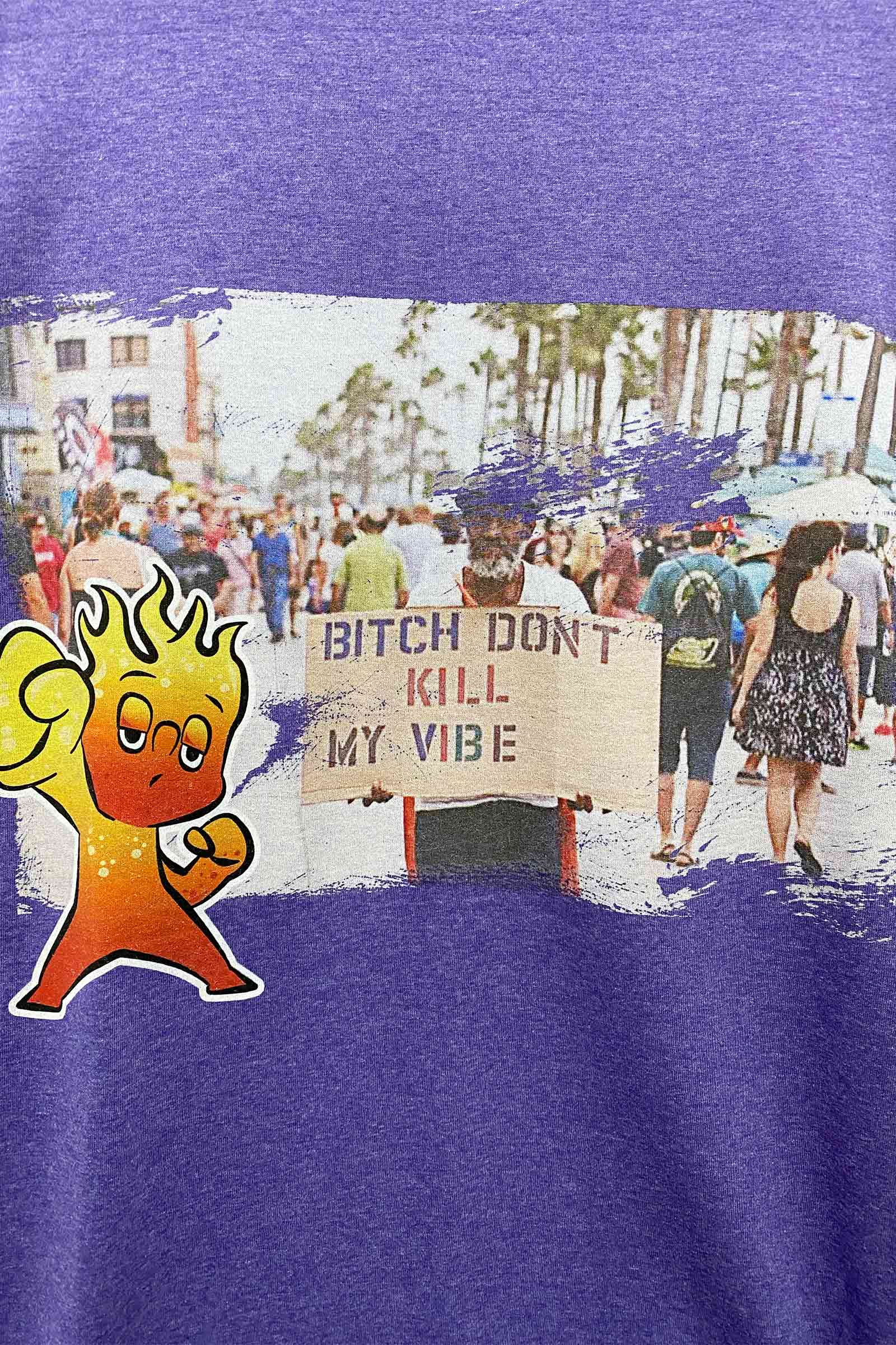 CVTVLIST・カタリスト - Tシャツ・カットソー DON'T KILL MY VIBE TEE / PURPLE