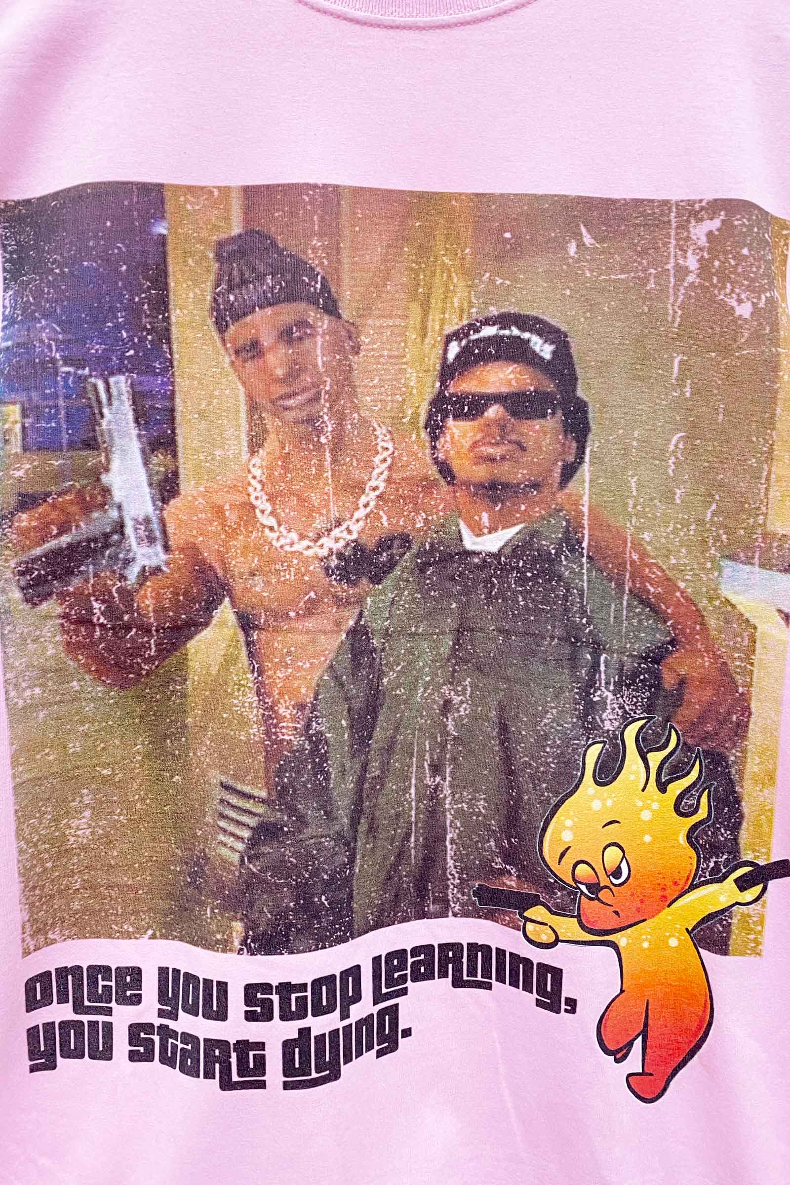 CVTVLIST・カタリスト - L/S Tシャツ GUNS LONGSLEEVE TEE / PINK