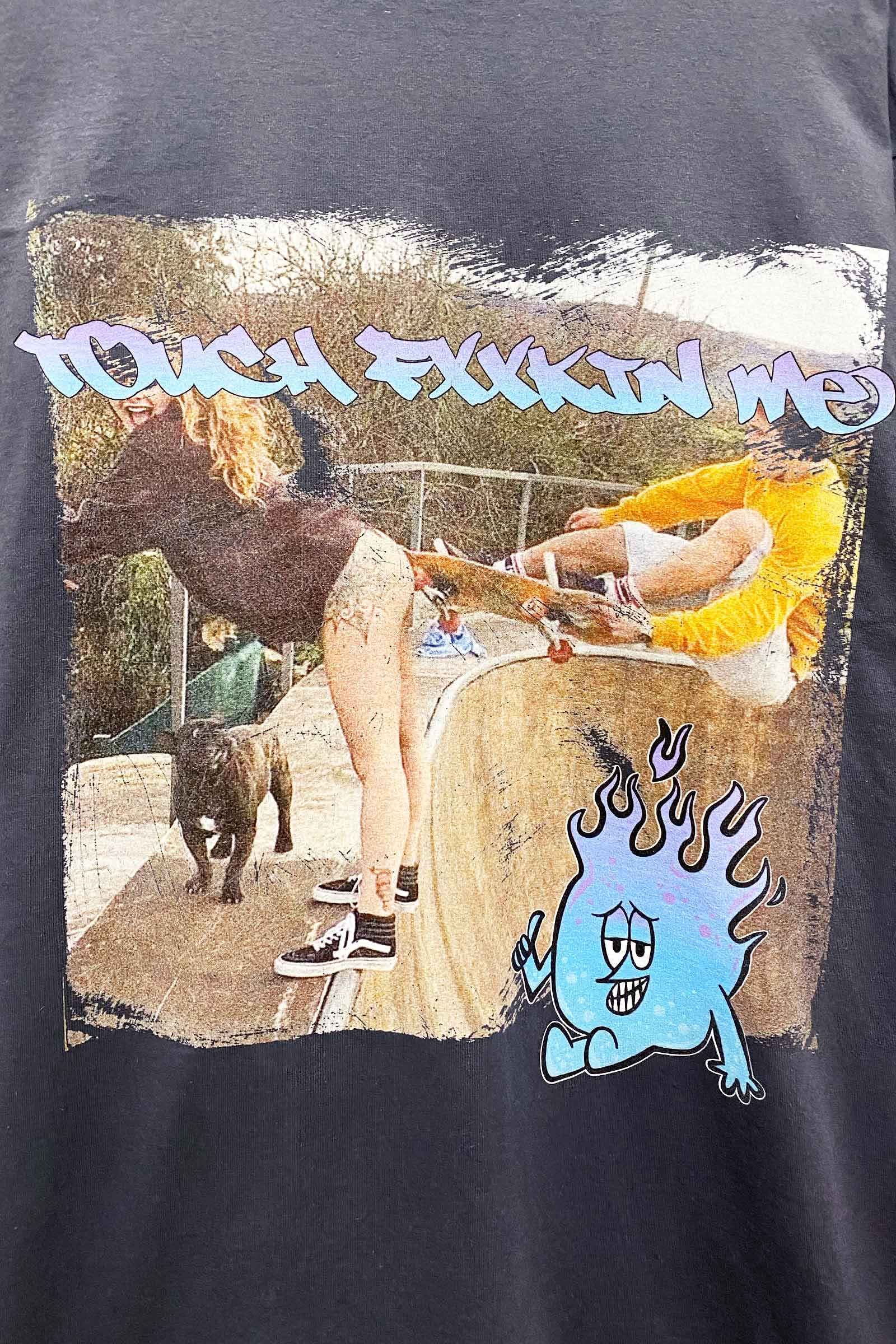 CVTVLIST・カタリスト - L/S Tシャツ TOUCH ME LONGSLEEVE TEE / GRAY