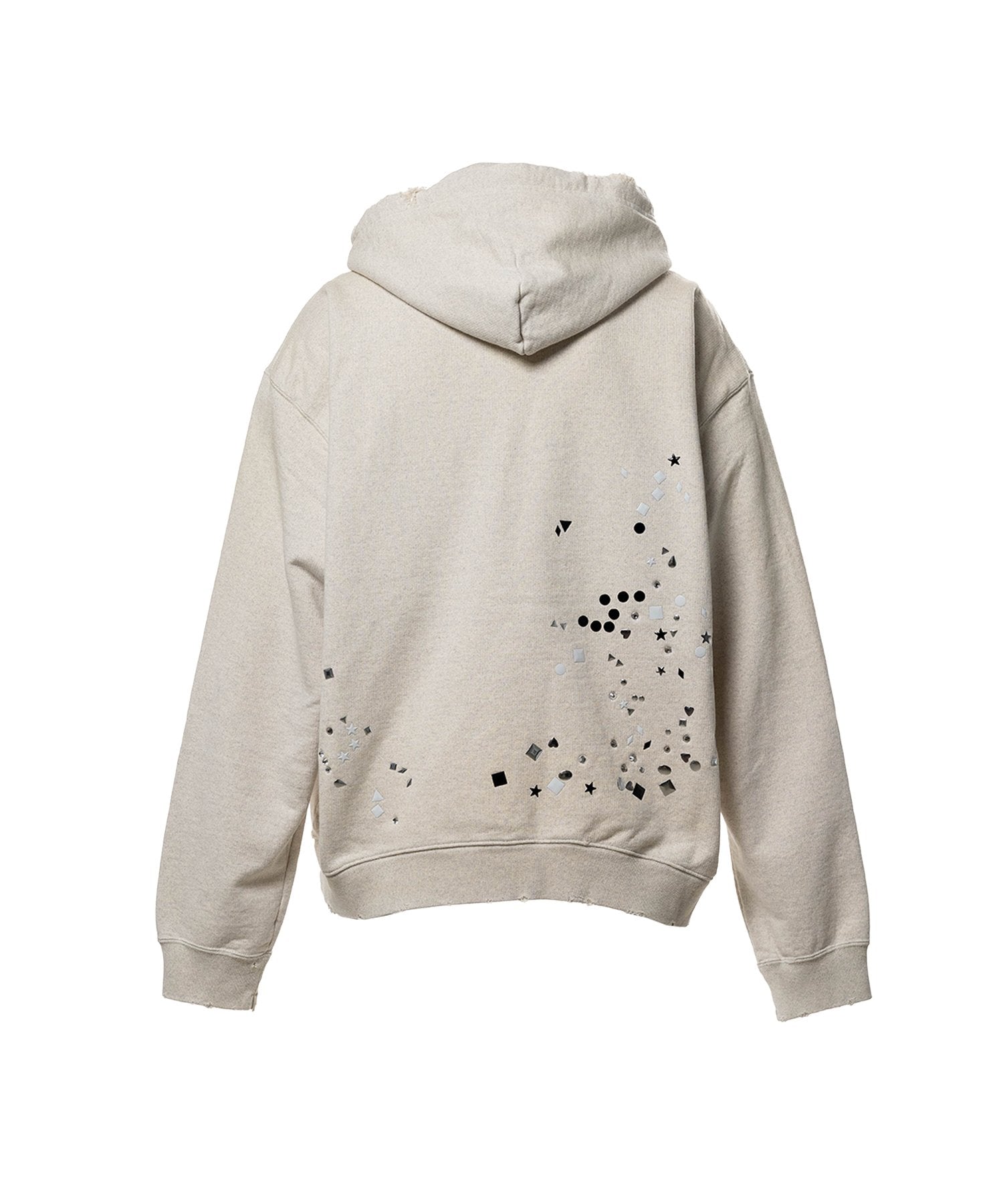 MIHARA YASUHIRO・ミハラヤスヒロ - トップス EMBELLISHED STICKER PARKA / WHITE