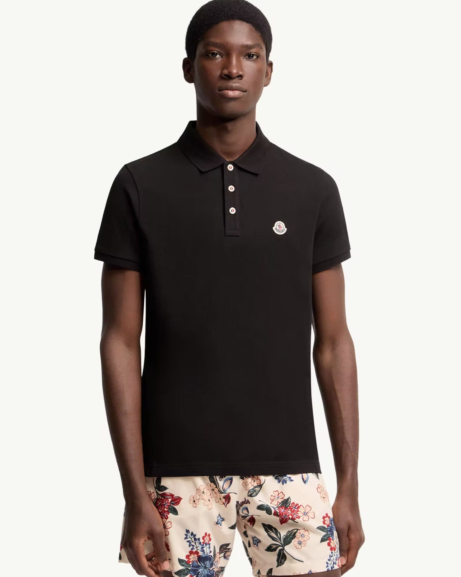 MONCLER・モンクレール - ポロシャツ MAGLIA POLO MANICA CORTA / BLACK