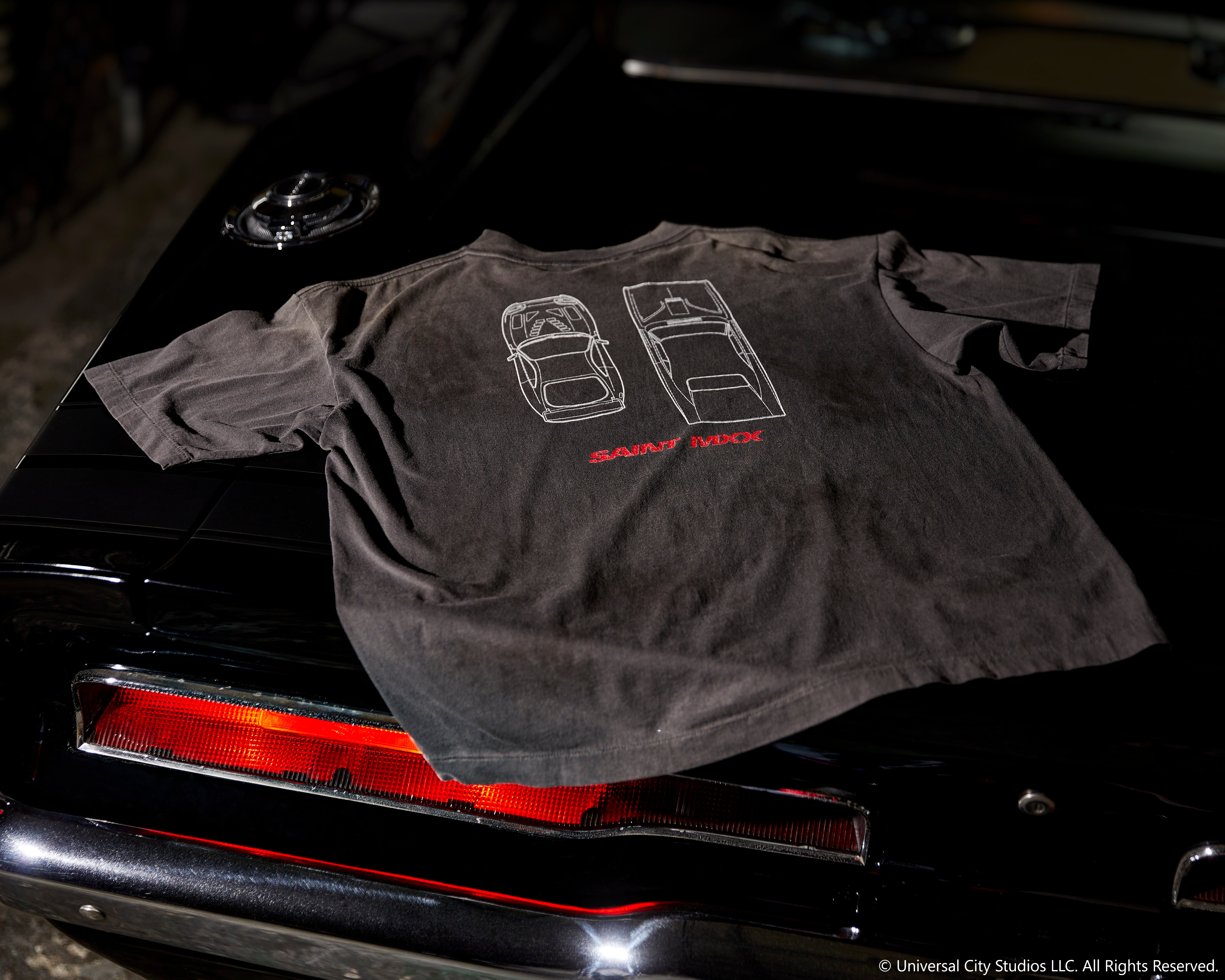 ©SAINT M××××××・セントマイケル - Tシャツ・カットソー FF_SS T-SHIRT/FAST FURIOUS / BLACK