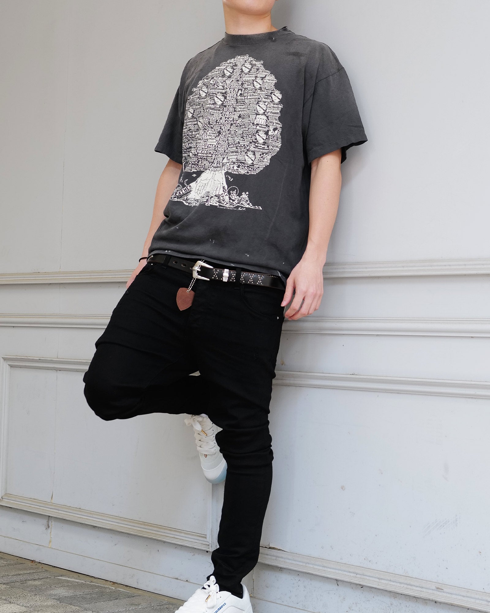 SAINT M×××××× (セントマイケル) SS26 SS T-SHIRT/TREE/BLACK | Detail