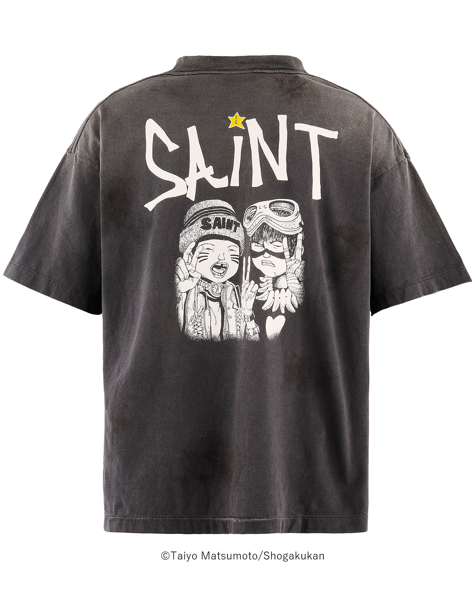 ©SAINT M××××××・セントマイケル - Tシャツ・カットソー 鉄コン筋クリート_SS T-SHIRT/KURO / BLACK