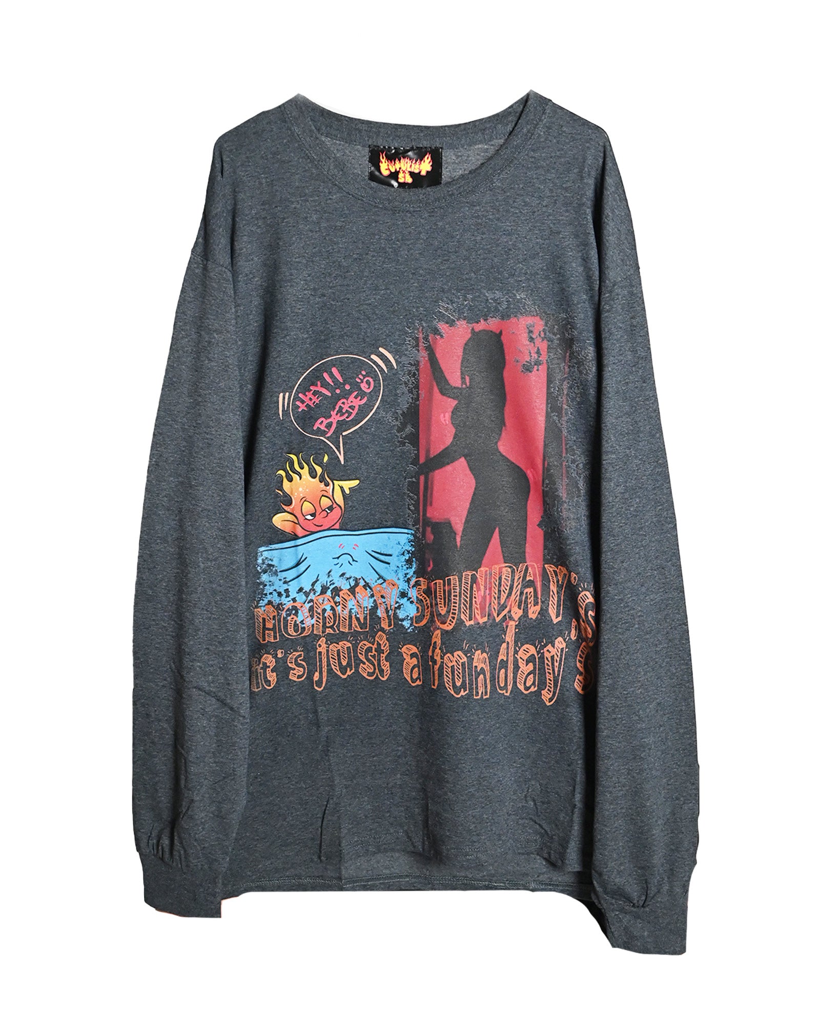 FUN DAY'S LONGSLEEVE TEE / BLACK