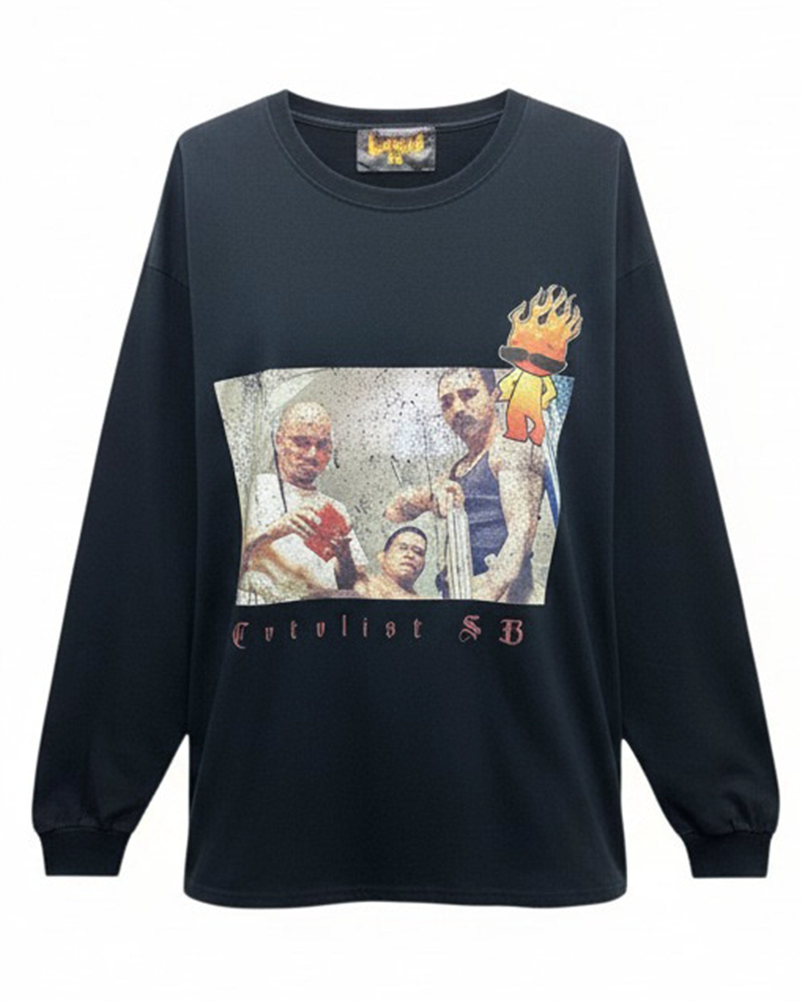 SKIN SHOTS LONGSLEEVE TEE / BLACK