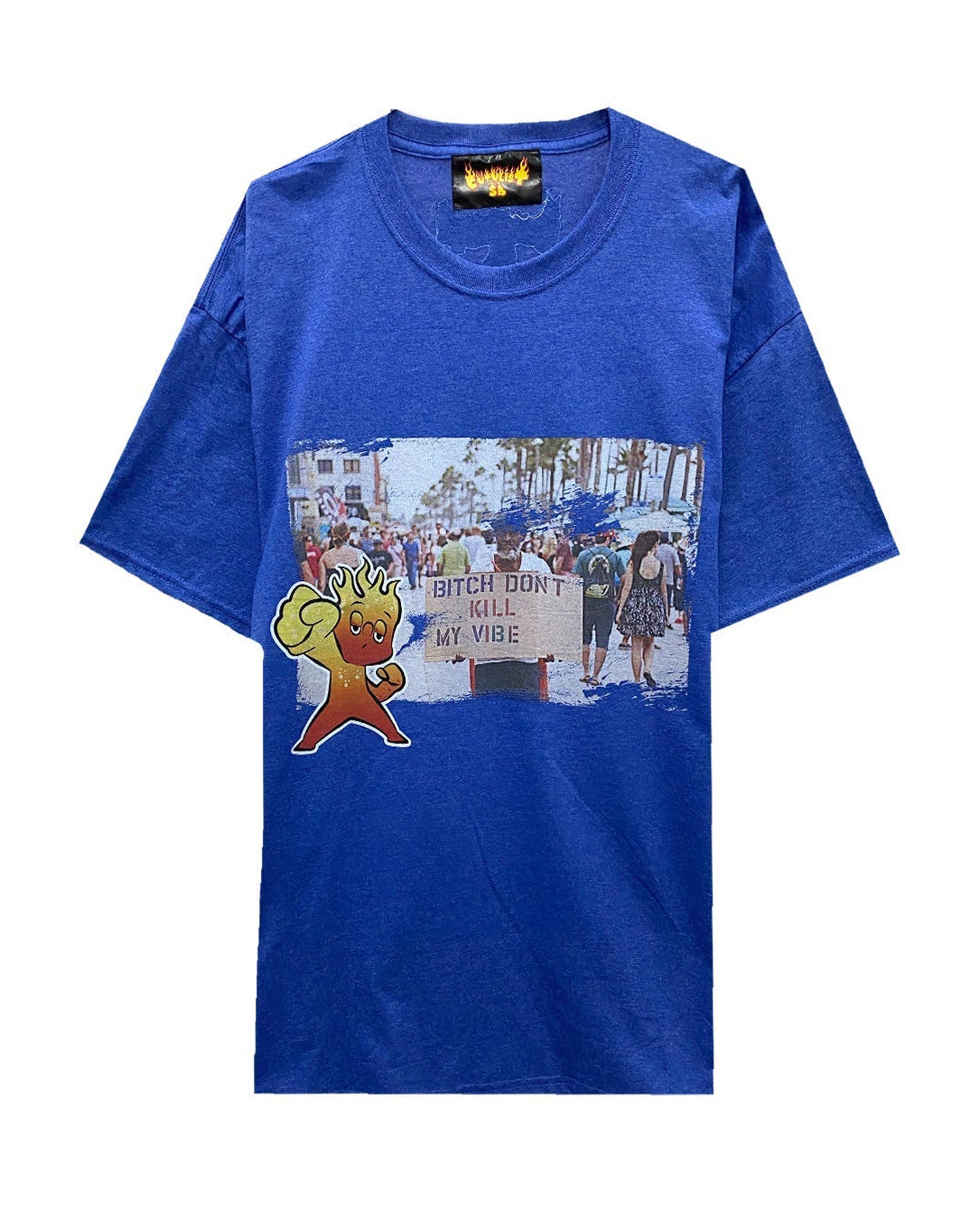 CVTVLIST・カタリスト - Tシャツ・カットソー DON'T KILL MY VIBE TEE / BLUE