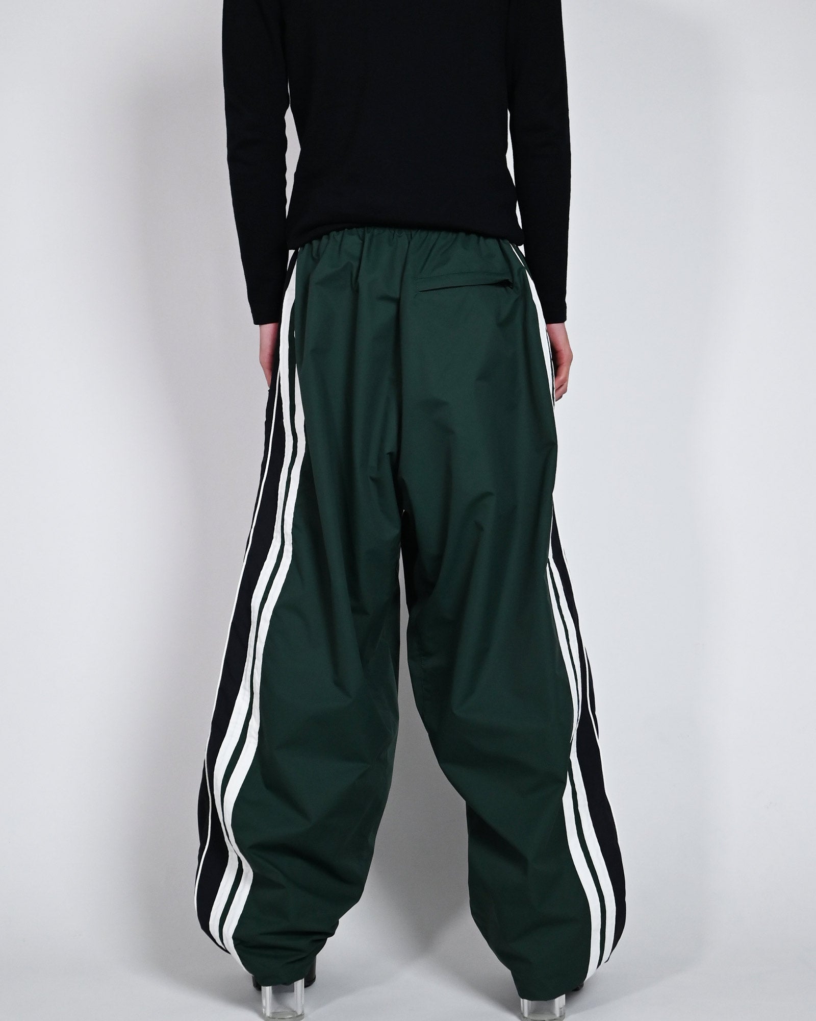 VETEMENTS・ヴェトモン - ジャージ・トラックパンツ ICONIC TRACKSUIT PANTS / GREEN / BLACK
