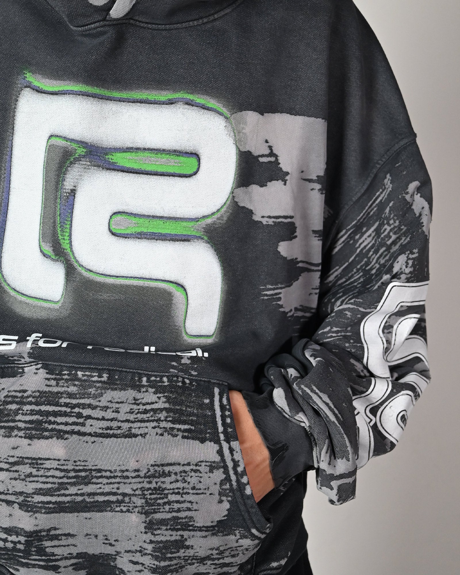 RRR123・リヴィントン ロイ レビス - パーカー・フーディ ORIGINS CVA HOODIE / BLACK