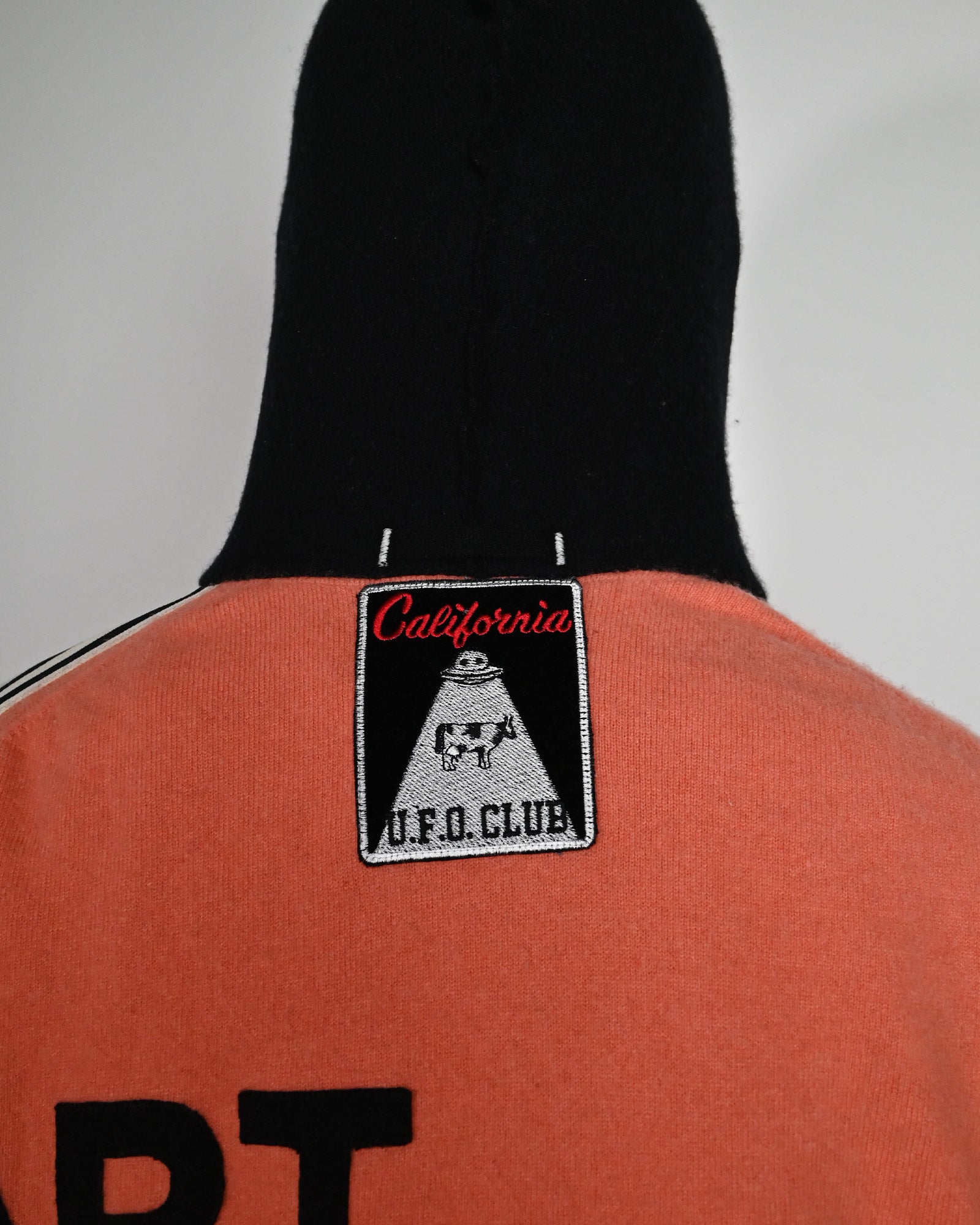 A LOVE MOVEMENT・ア・ラブ・ムーブメント - パーカー・フーディ ALM RECYCLE CASHMERE ZIPUP HOODIE / ORANGE