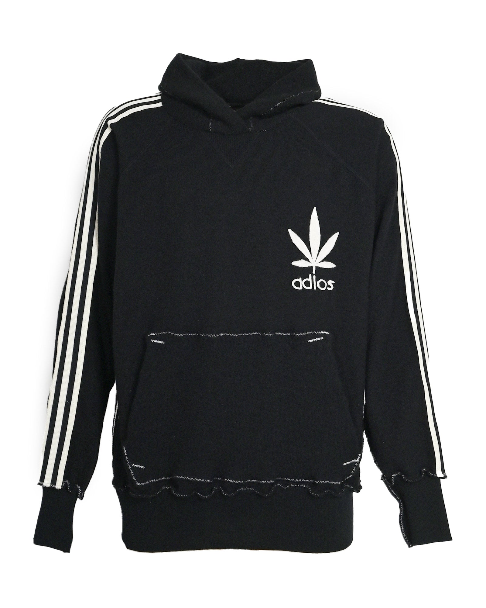 ALM RECYCLE CASHMERE HOODIE / BLACK