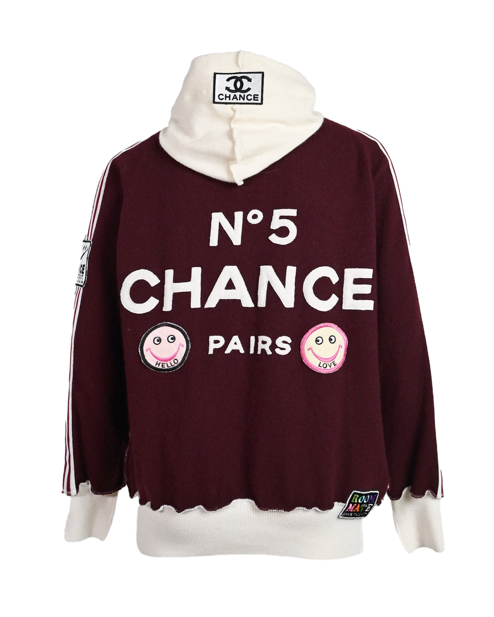 A LOVE MOVEMENT・ア・ラブ・ムーブメント - パーカー・フーディ ALM RECYCLE CASHMERE HOODIE / BARGUNDY