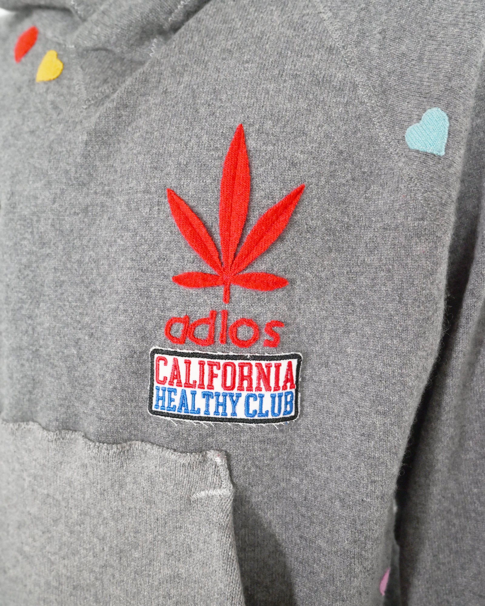 A LOVE MOVEMENT・ア・ラブ・ムーブメント - パーカー・フーディ ALM RECYCLE CASHMERE HOODIE / GREY