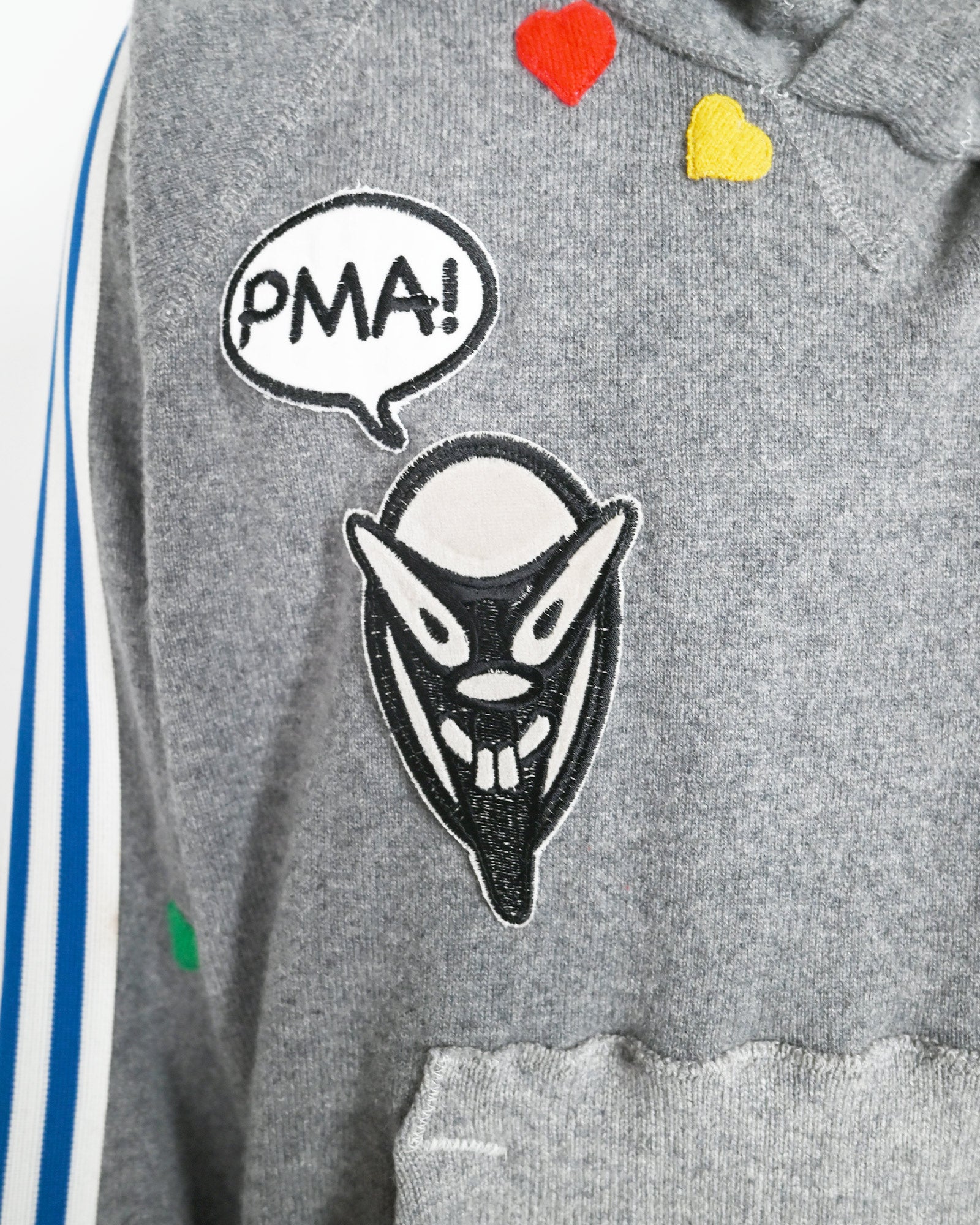 A LOVE MOVEMENT・ア・ラブ・ムーブメント - パーカー・フーディ ALM RECYCLE CASHMERE HOODIE / GREY