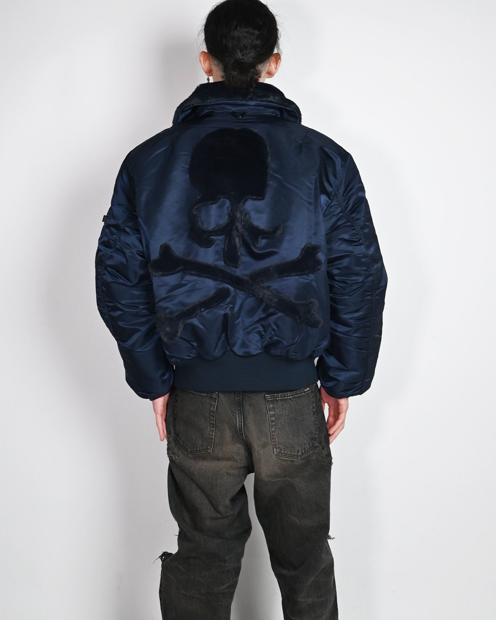 mastermind・マスターマインド - ジャケット ALPHA INDUSTRIES R-15 FLIGHT JACKT / NAVY