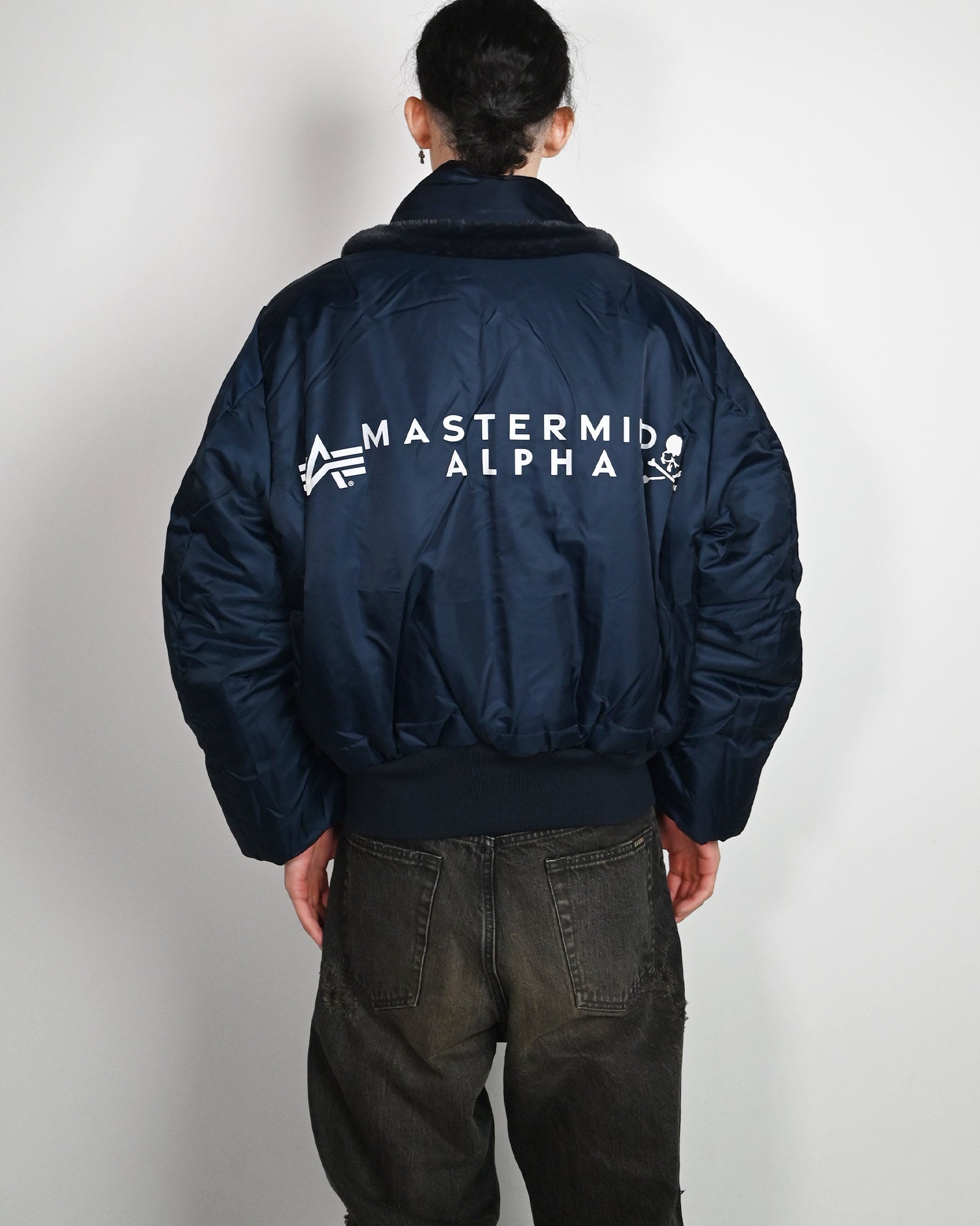 mastermind・マスターマインド - ジャケット ALPHA INDUSTRIES R-15 FLIGHT JACKT / NAVY
