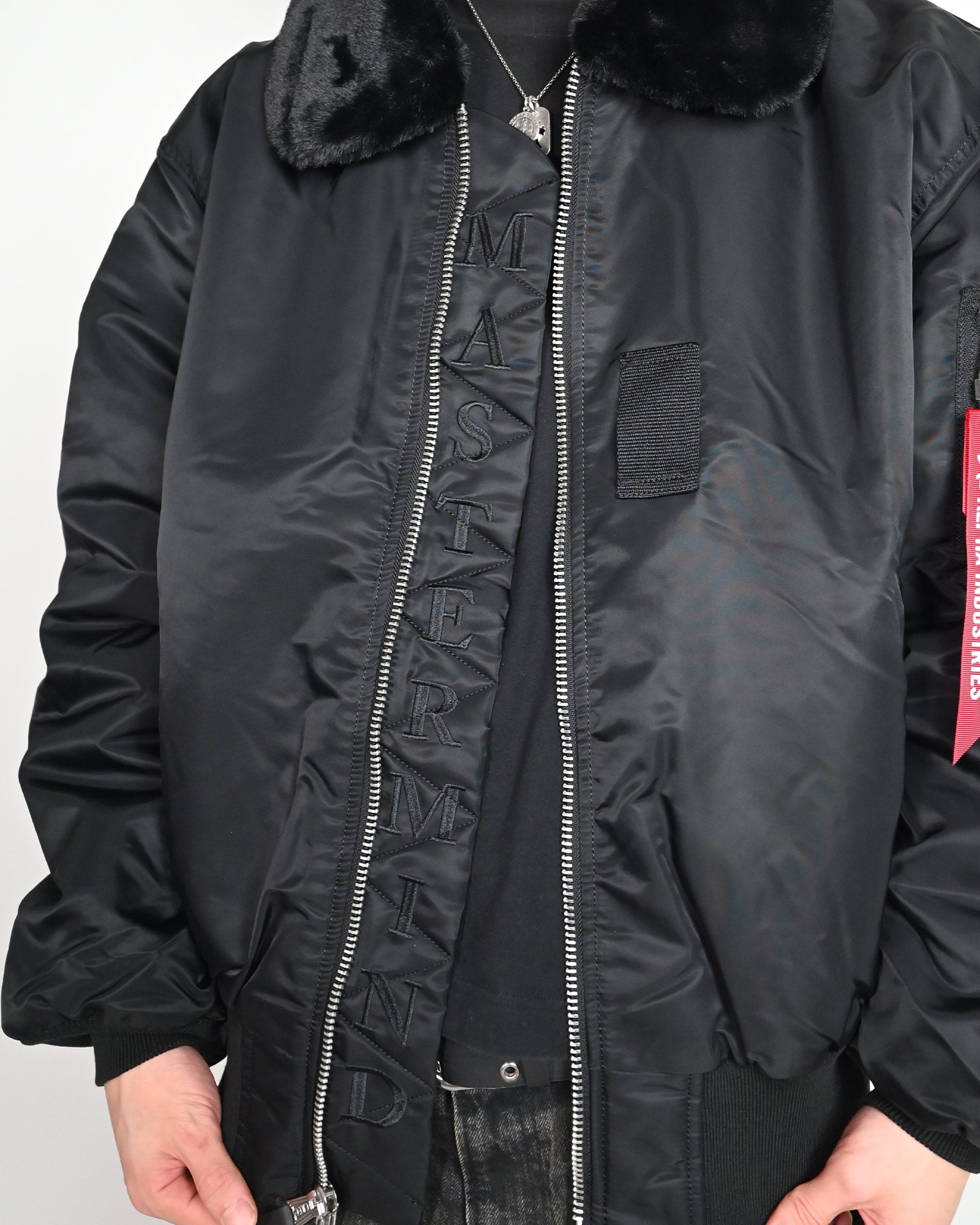 mastermind・マスターマインド - ジャケット ALPHA INDUSTRIES R-15 FLIGHT JACKT / BLACK