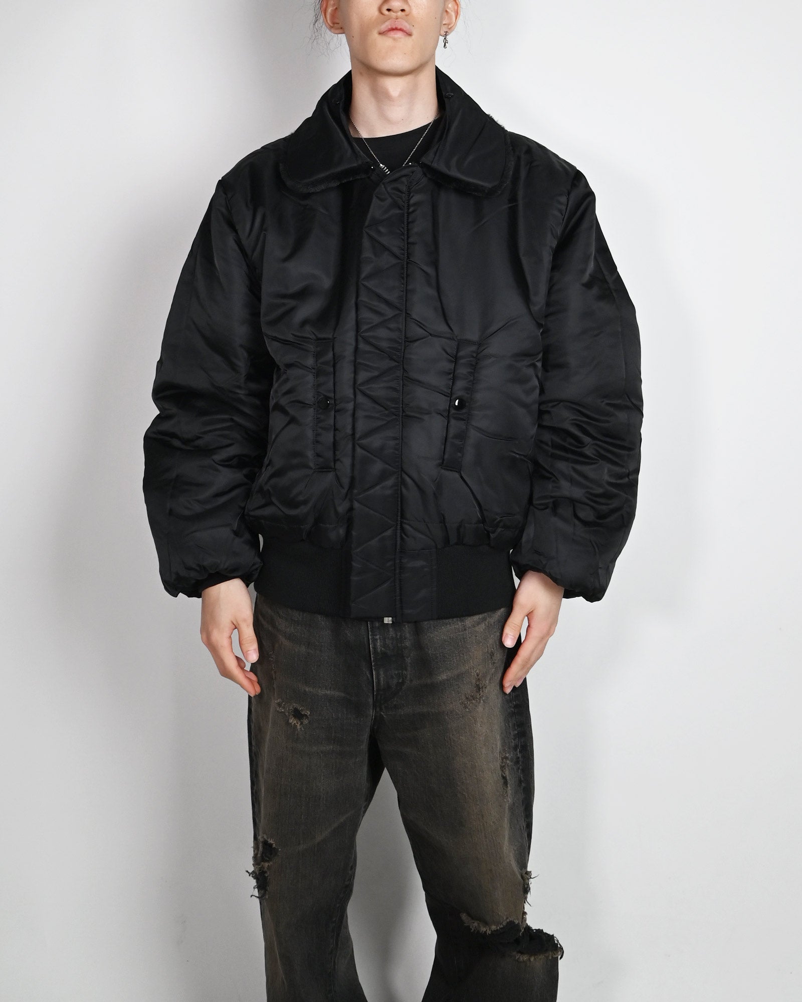 mastermind・マスターマインド - ジャケット ALPHA INDUSTRIES R-15 FLIGHT JACKT / BLACK