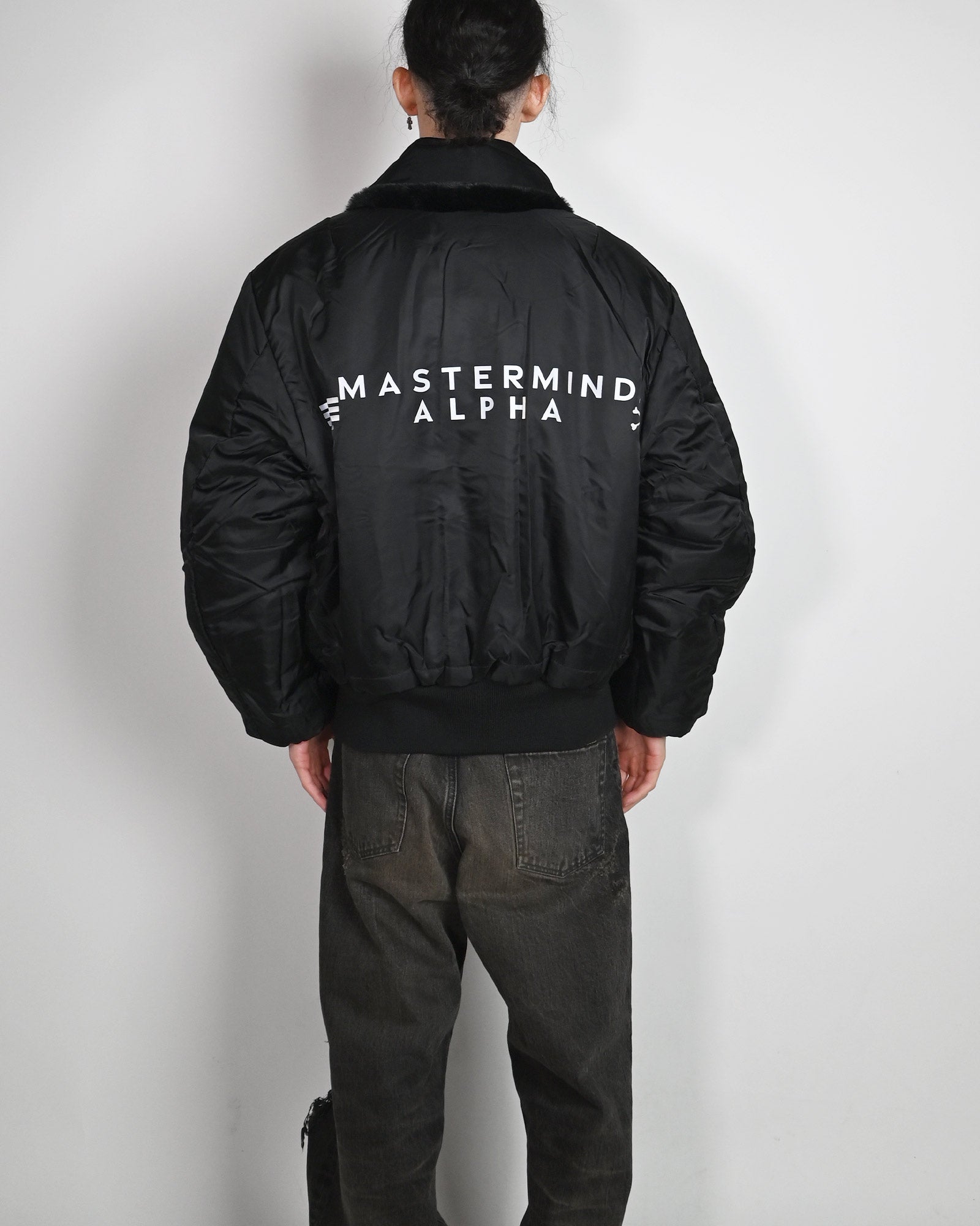 mastermind・マスターマインド - ジャケット ALPHA INDUSTRIES R-15 FLIGHT JACKT / BLACK