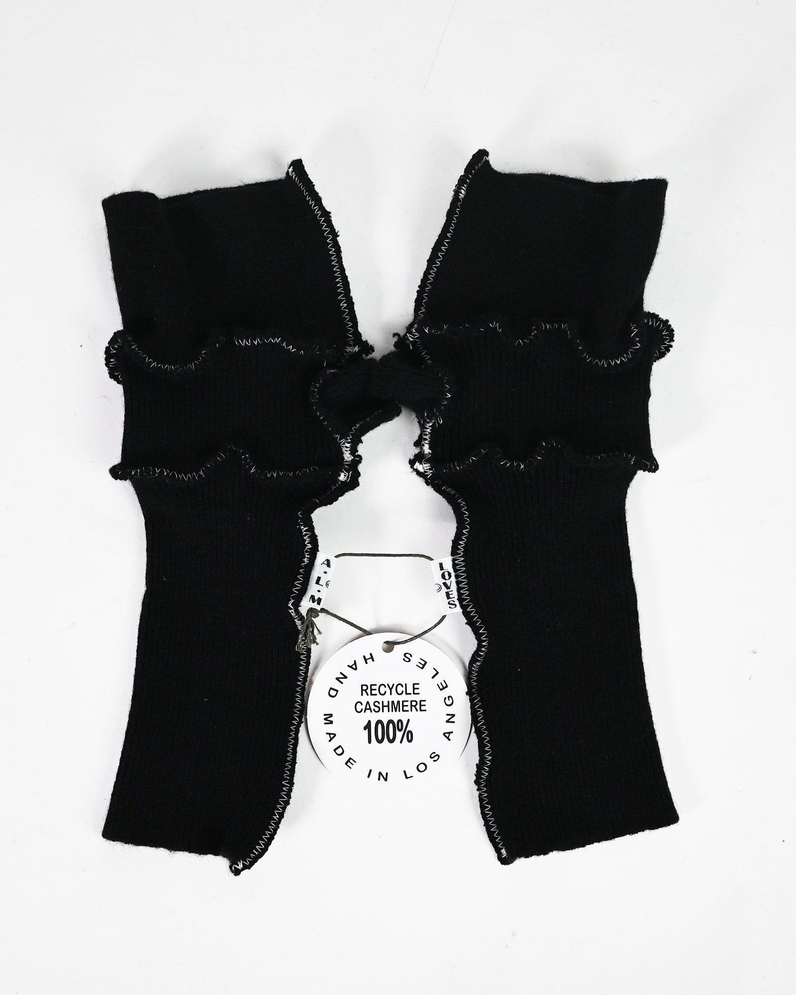 A LOVE MOVEMENT (ア・ラブ・ムーブメント) CASHMERE GLOVES / BLACK