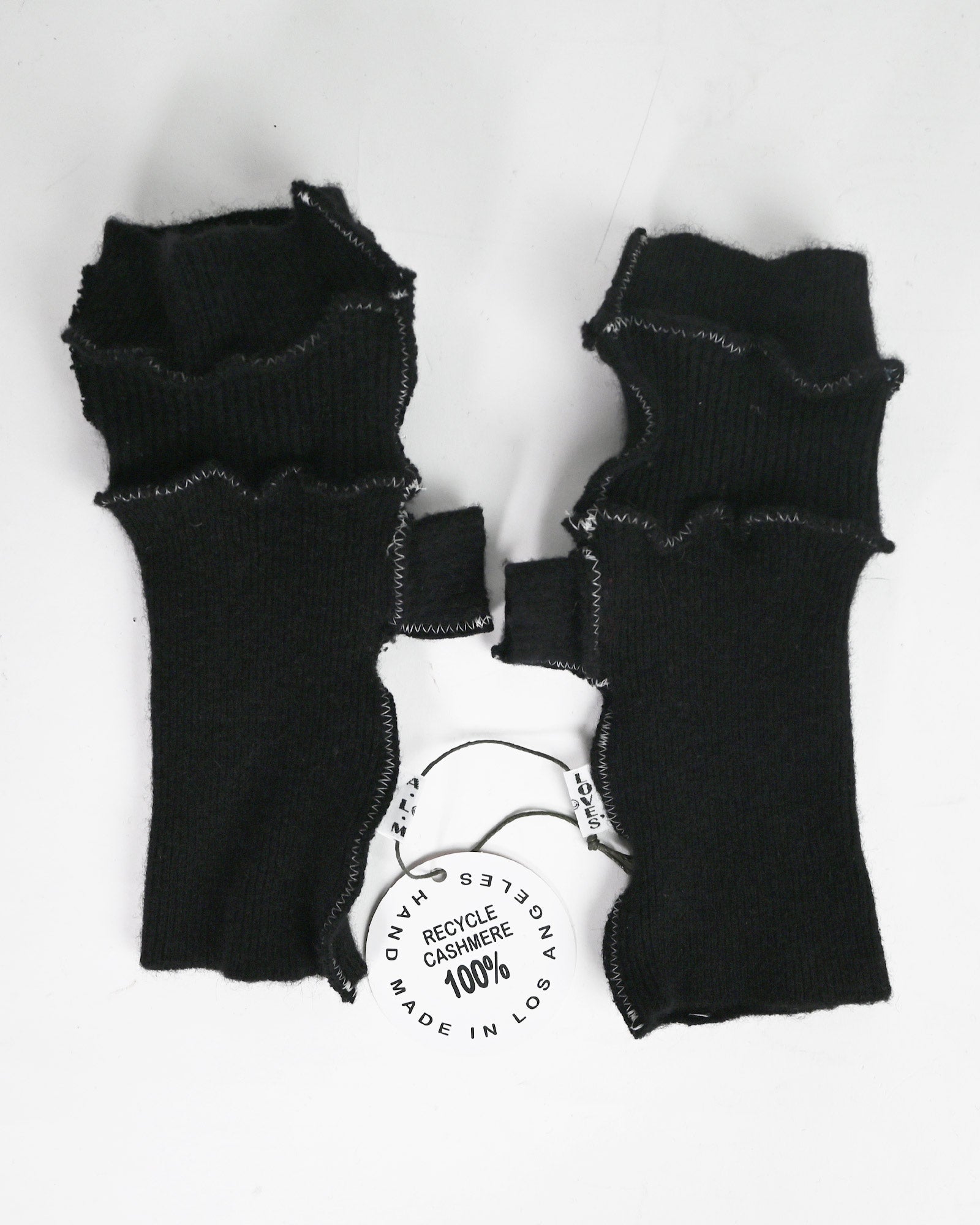 A LOVE MOVEMENT・a love movement -  Cashmere gloves 21 / BLACK