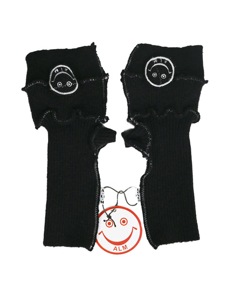 S*D様 a love moment alm カシミアグローブ　一点物 A LOVE MOVEMENT (ア・ラブ・ムーブメント) CASHMERE GLOVES / BLACK