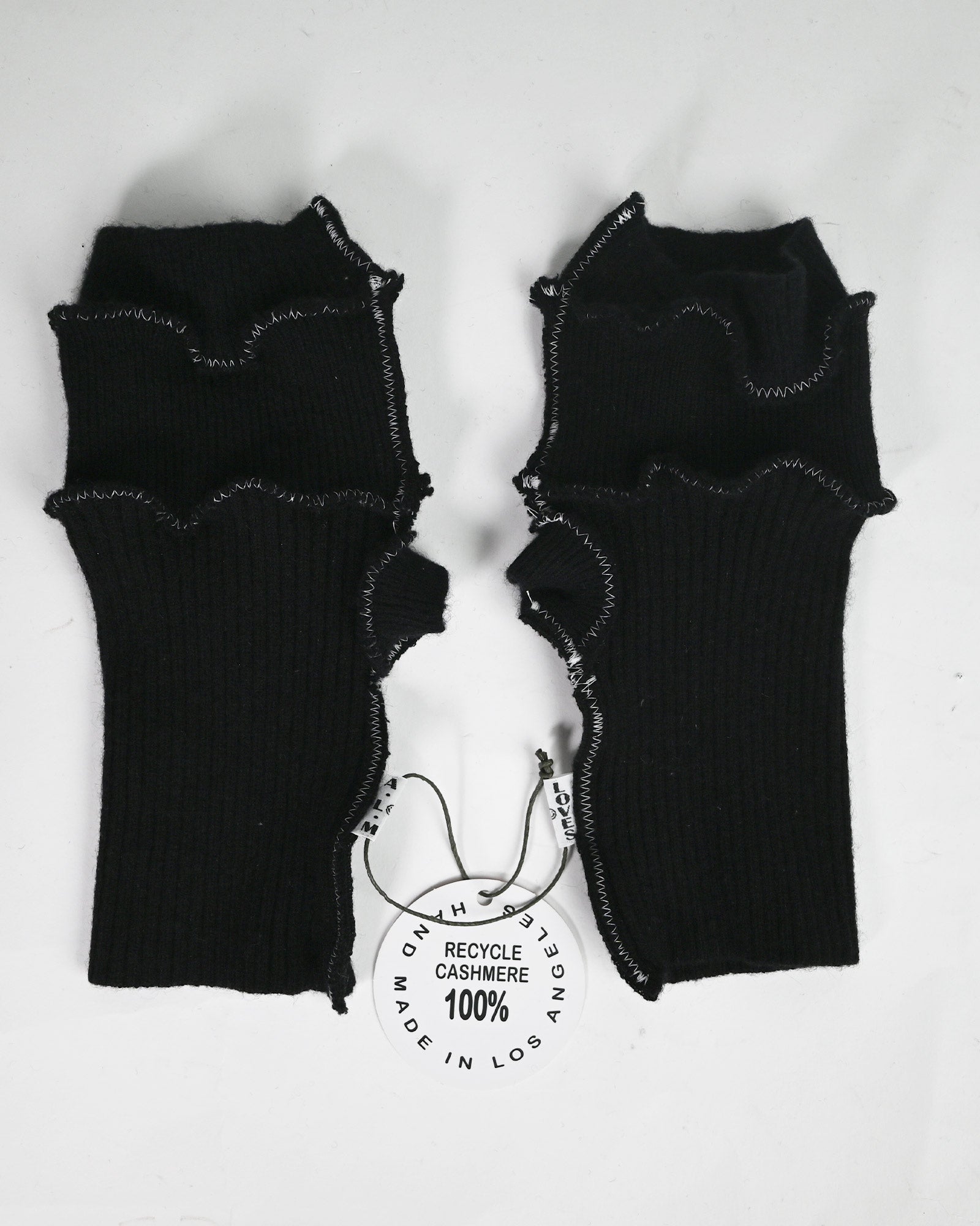 A LOVE MOVEMENT・ア・ラブ・ムーブメント - ギフト CASHMERE GLOVES 23 / BLACK