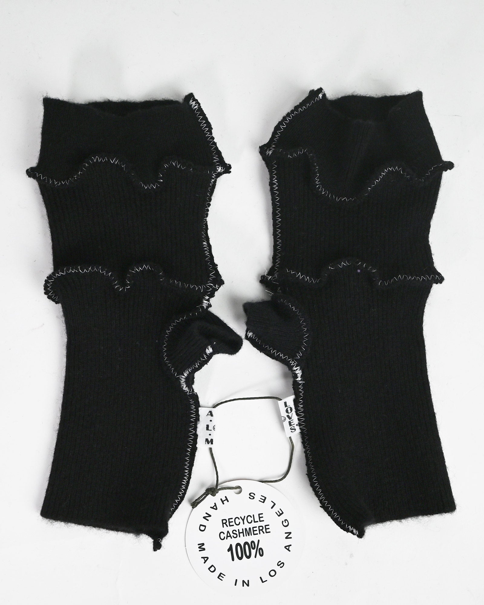 A LOVE MOVEMENT・ア・ラブ・ムーブメント - ギフト CASHMERE GLOVES 24 / BLACK