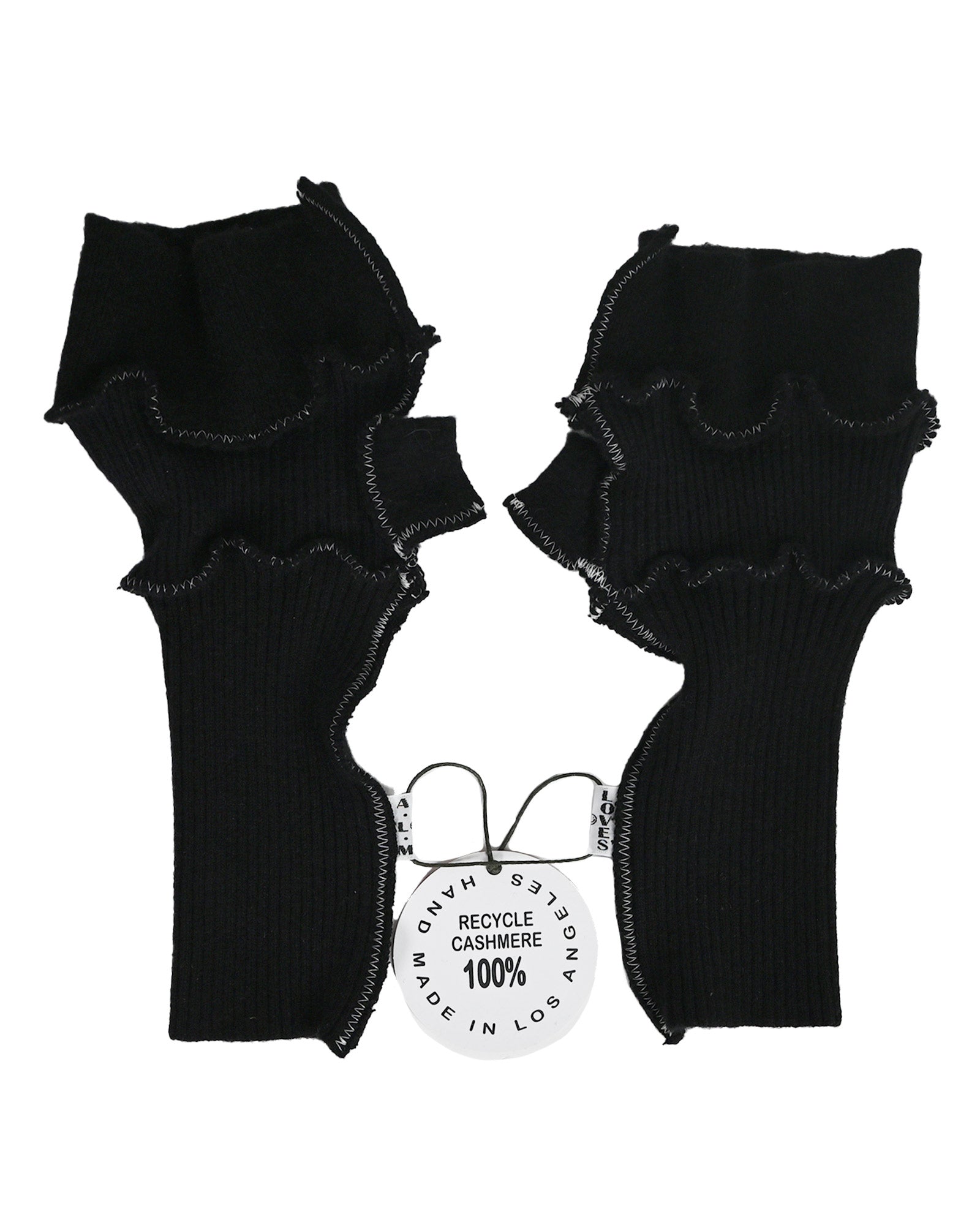 A LOVE MOVEMENT (ア・ラブ・ムーブメント) CASHMERE GLOVES / BLACK