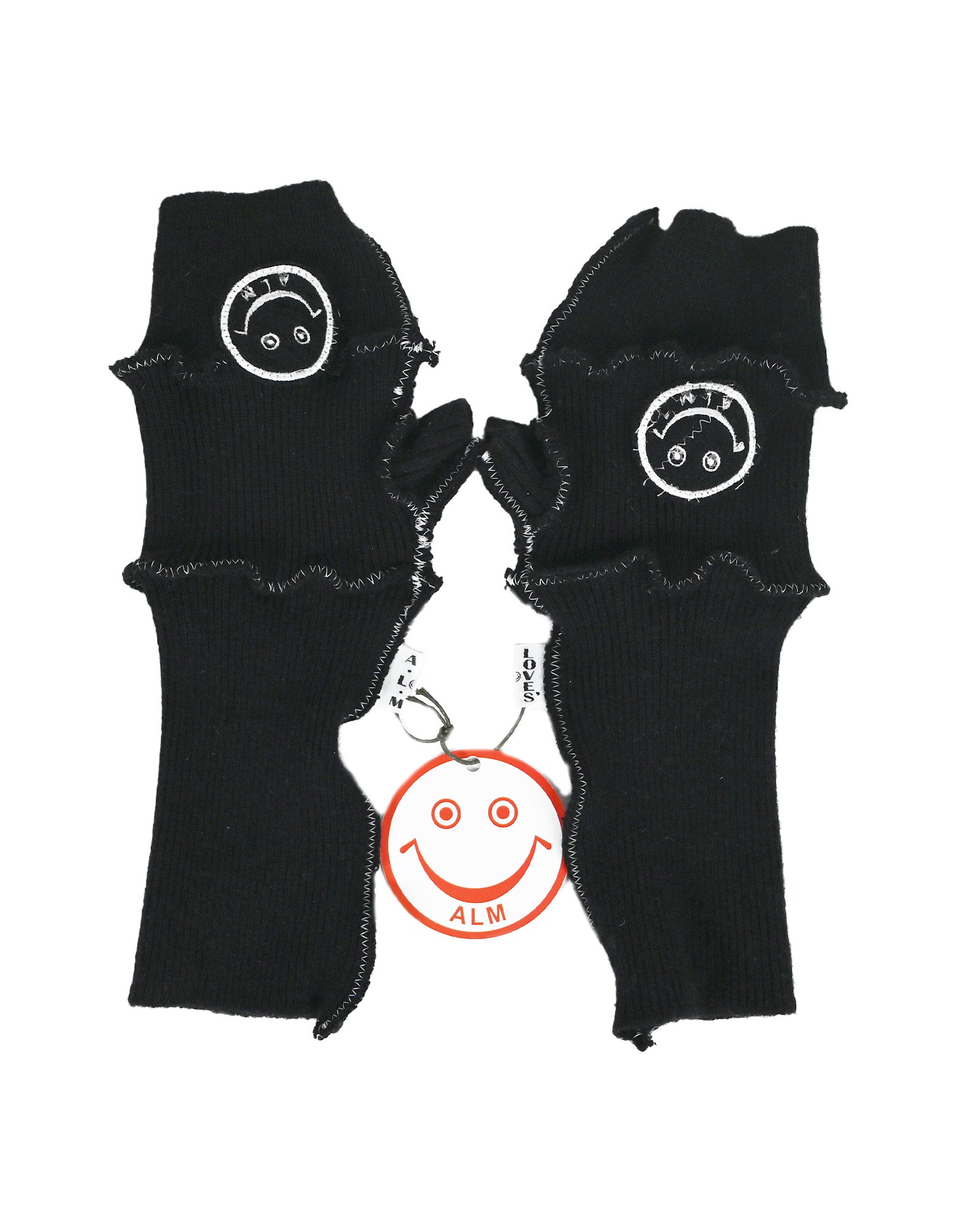 CASHMERE GLOVES 32 / BLACK