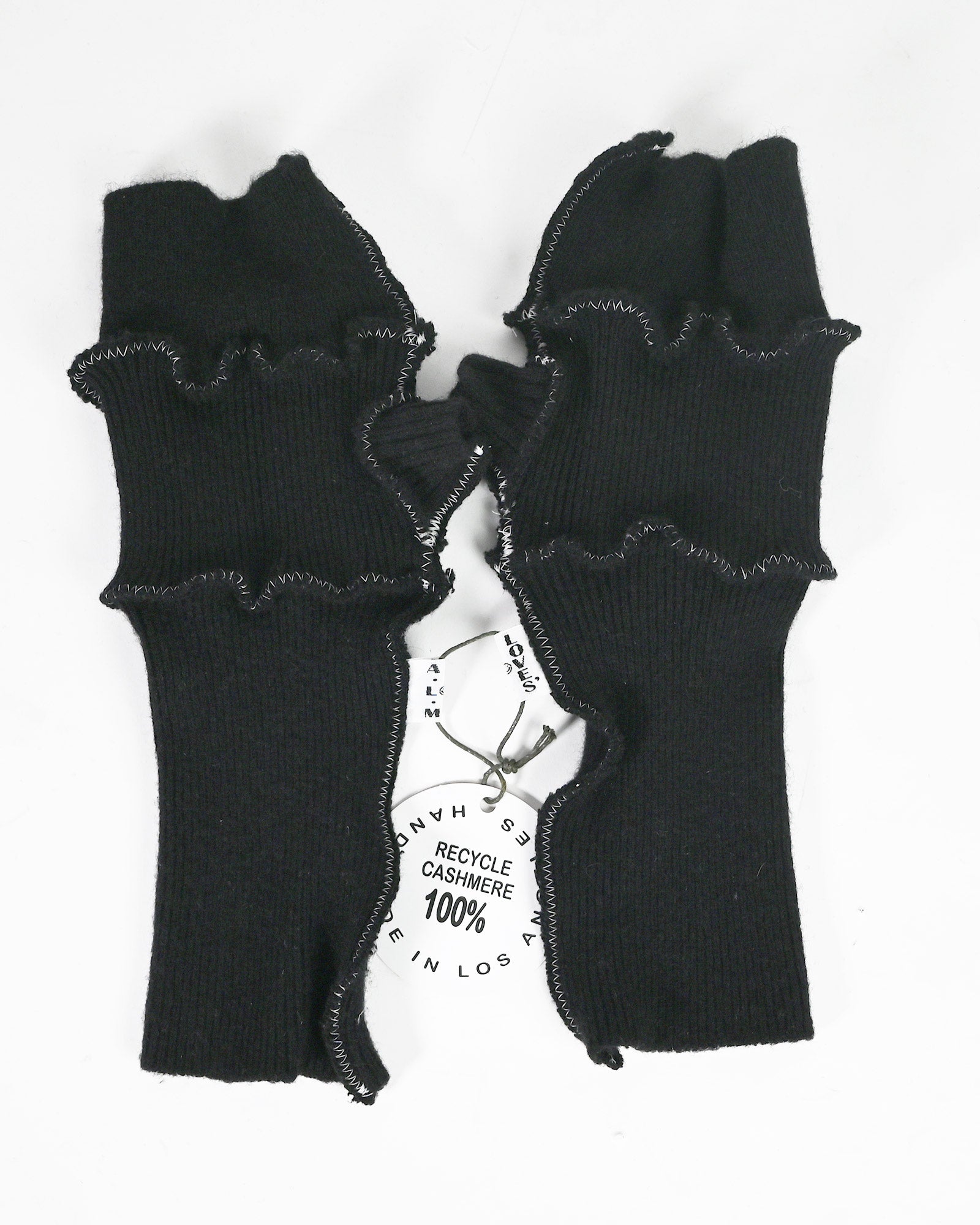A LOVE MOVEMENT・ア・ラブ・ムーブメント - ギフト CASHMERE GLOVES 32 / BLACK