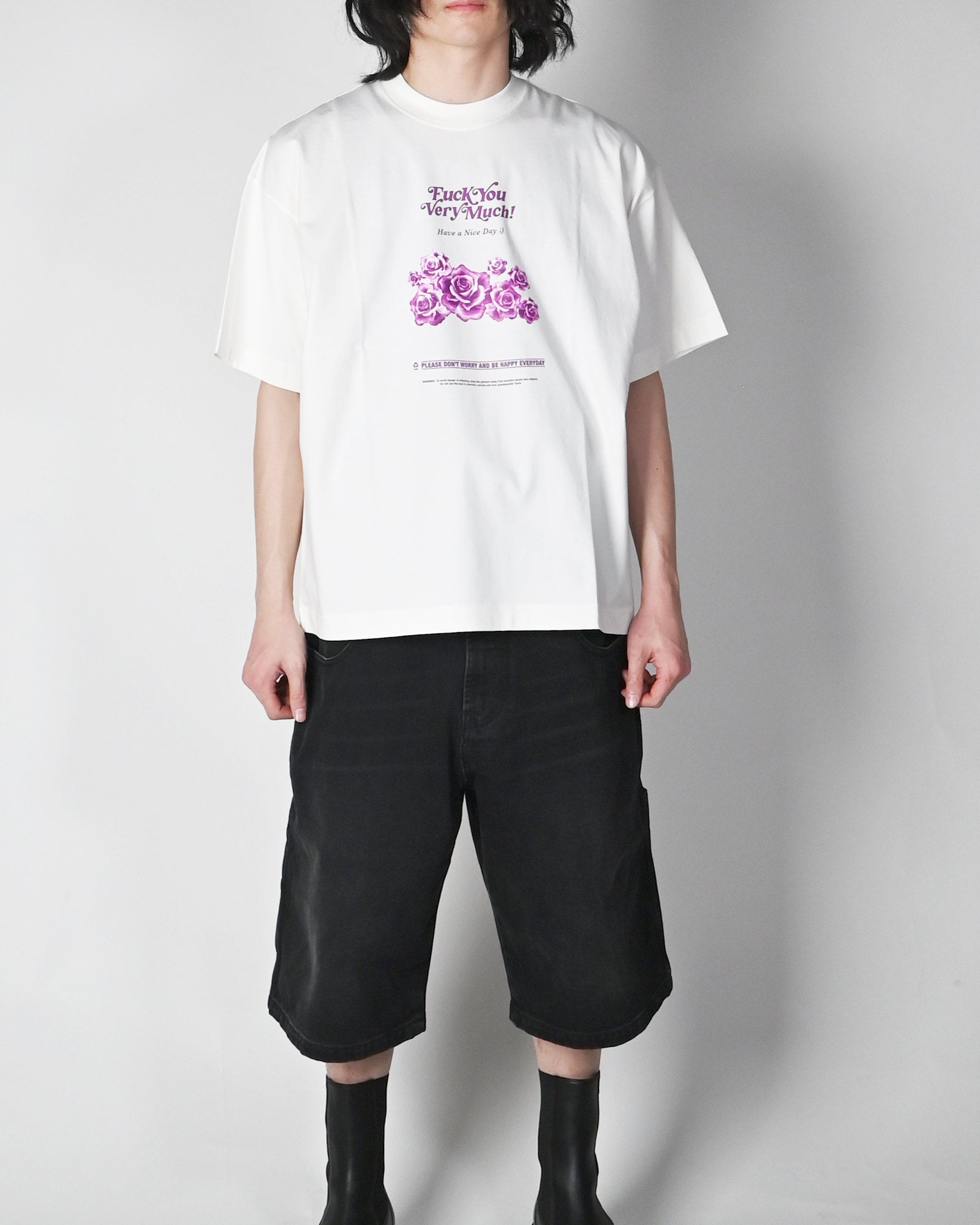 VETEMENTS・ヴェトモン - Tシャツ・カットソー FUCK YOU VERY MUCH T-SHIRT / VANILLA