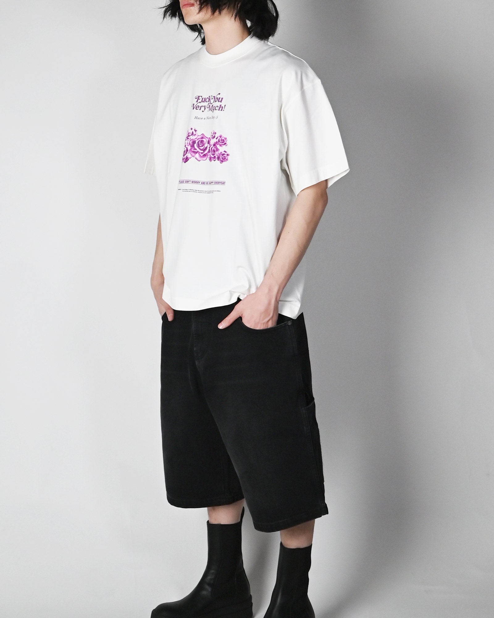 VETEMENTS・ヴェトモン - Tシャツ・カットソー FUCK YOU VERY MUCH T-SHIRT / VANILLA