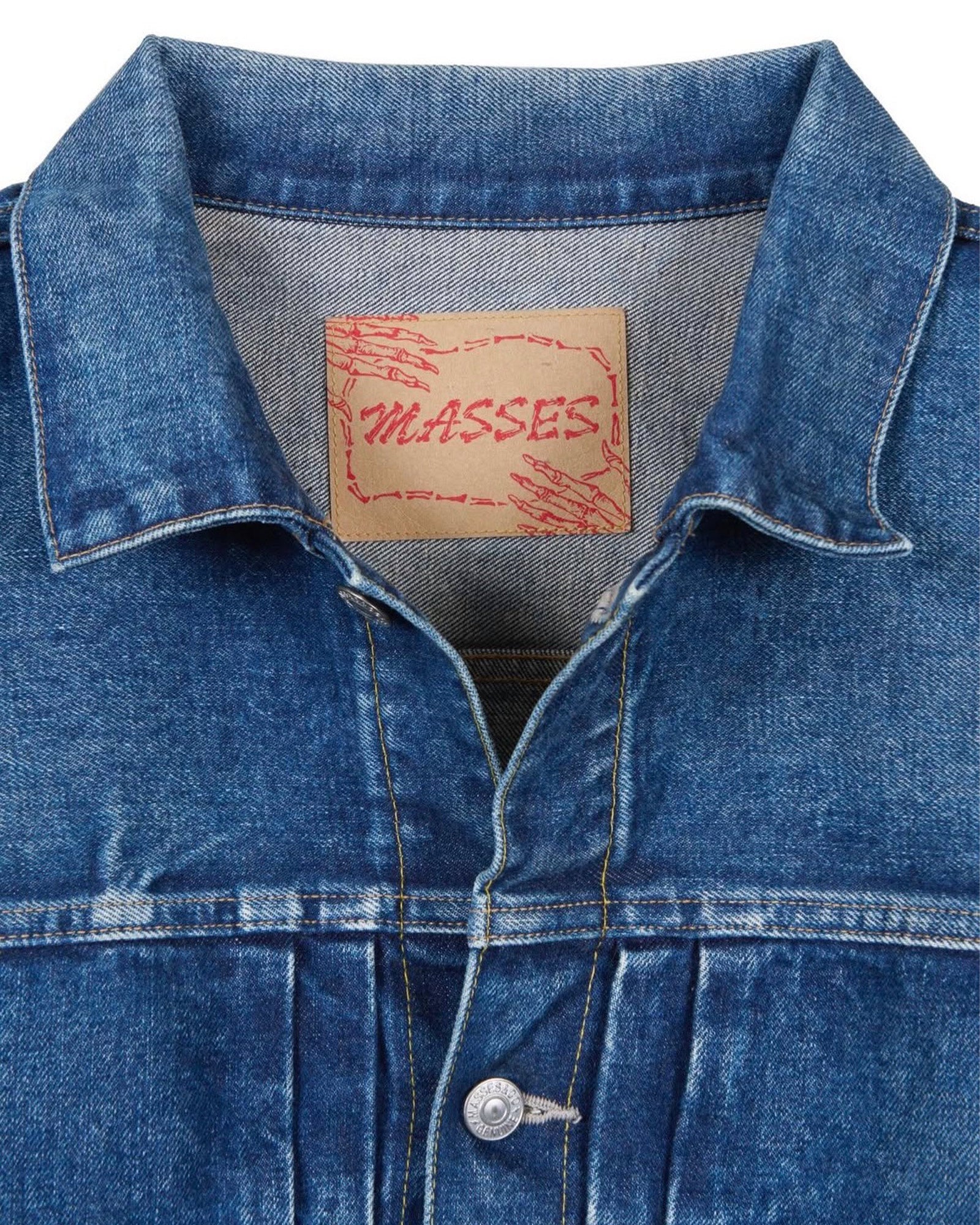 MASSES・マシス - ジャケット DENIM JKT H. WASH / INDIGO