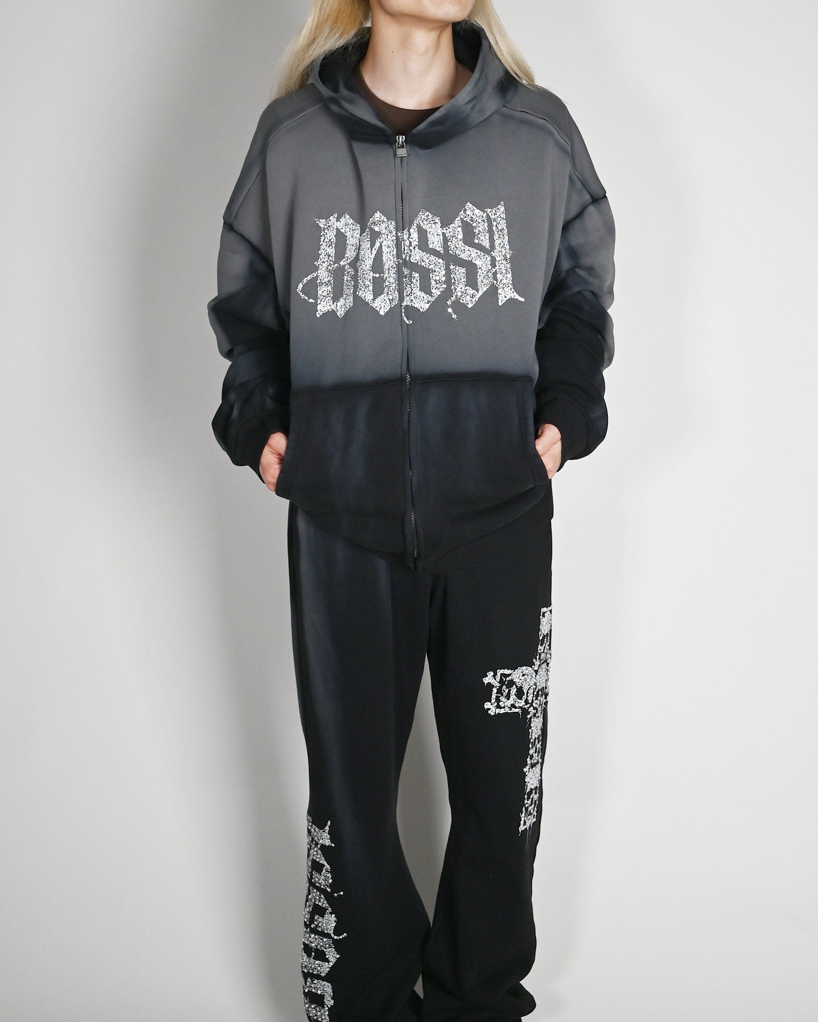 BOSSI・ボッシ スポーツウェア - パーカー・フーディ BOSSI HOODIE / GRAY