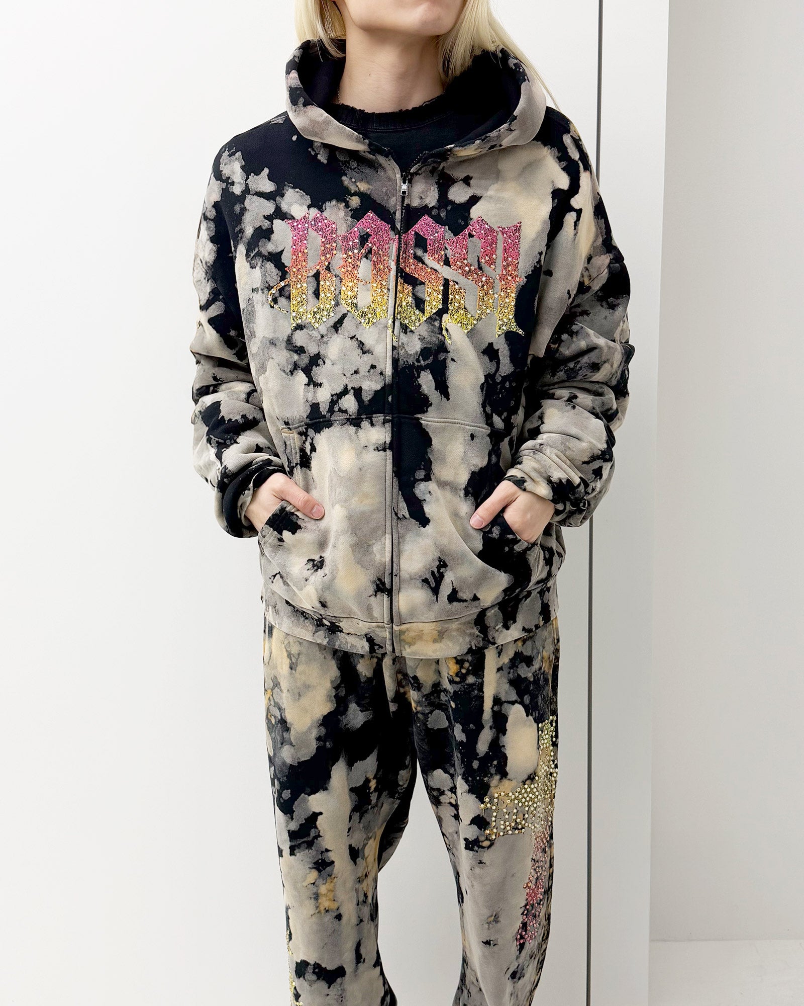 BOSSI・ボッシ スポーツウェア - パーカー・フーディ BOSSI HOODIE / BLEACH