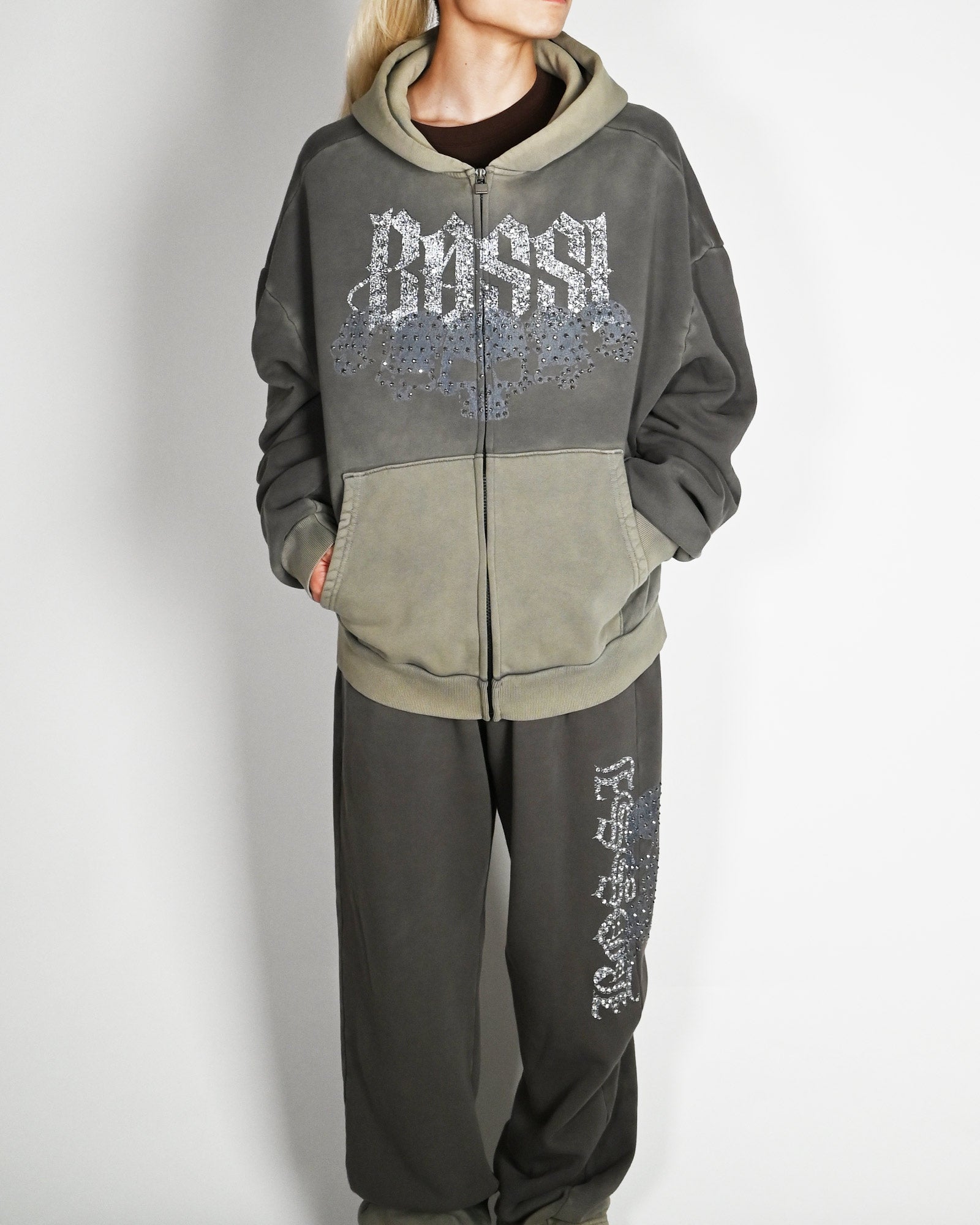 BOSSI・ボッシ スポーツウェア -  BOSSI HOODIE / GRAY